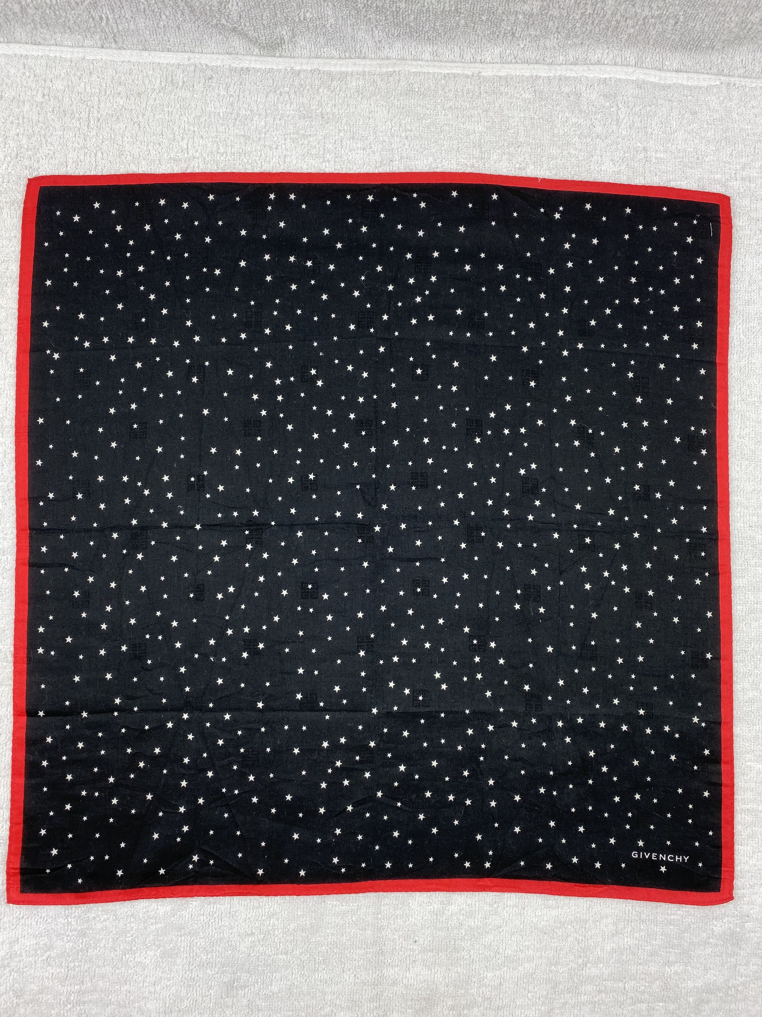 Vintage Givenchy Monogram Handkerchief / Bandana / Neckerchief Size ONE SIZE - 3 Thumbnail