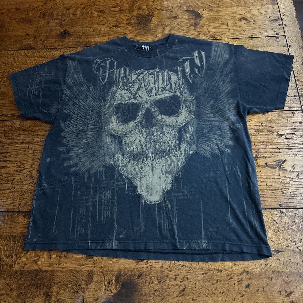 Affliction Vintage black and tan affliction style tee Size US XXL / EU 58 / 5 - 1 Thumbnail