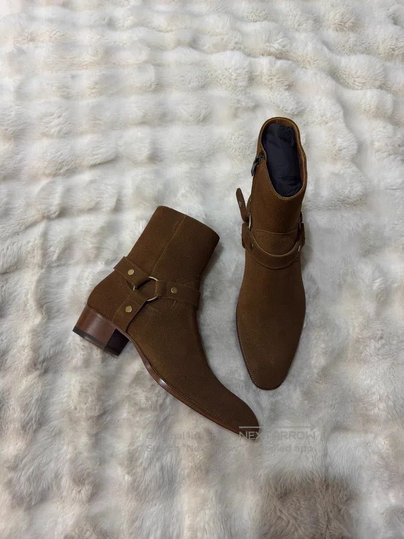 Saint Laurent Paris Saint Laurent Paris Suede Chelsea Boots | Grailed