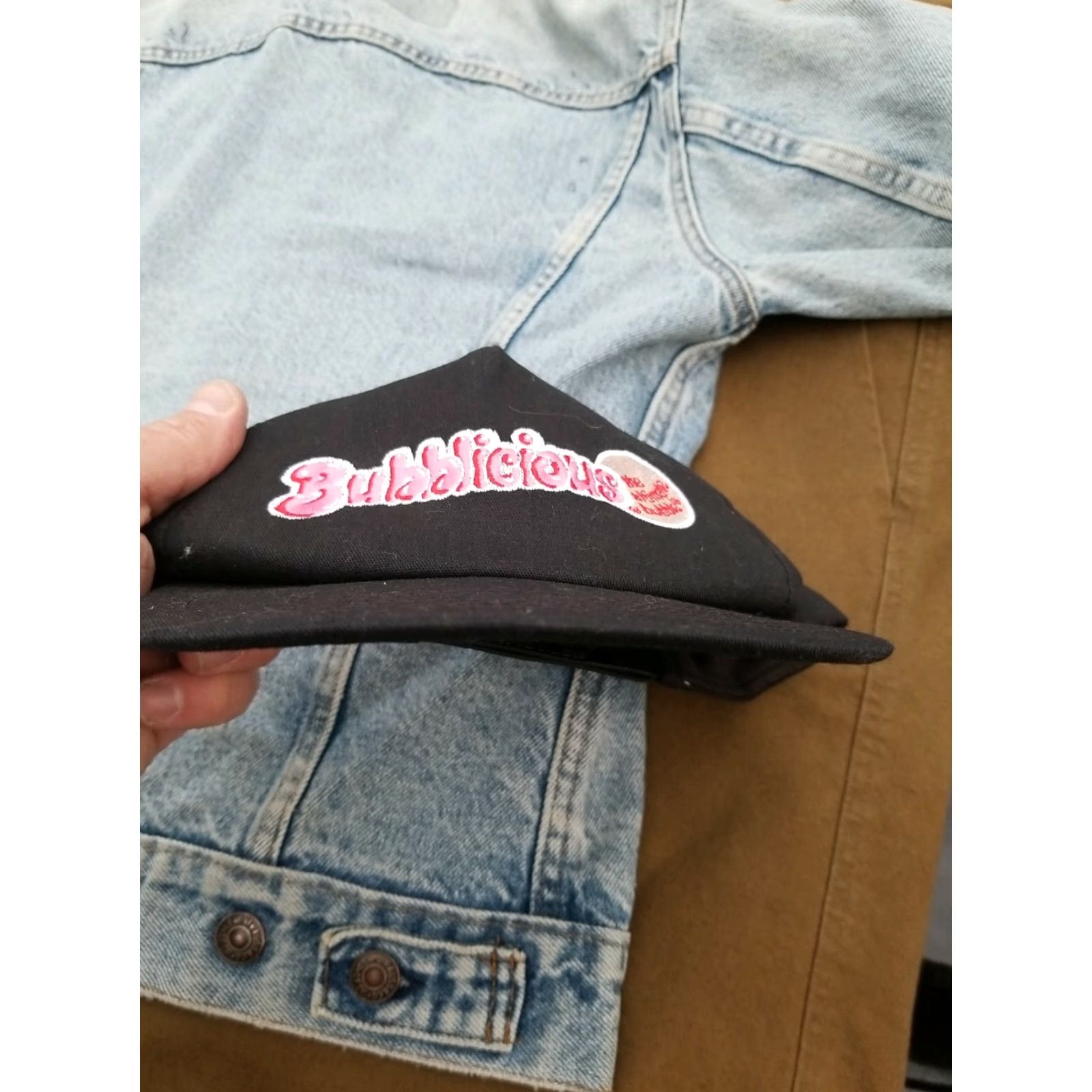 Vintage VINTAGE Bubblicious Baseball Cap K PRODUCTS MADE USA SNAP BACK HAT Cap Mens 1990s SNAPBACK USA? Size ONE SIZE - 2 Thumbnail