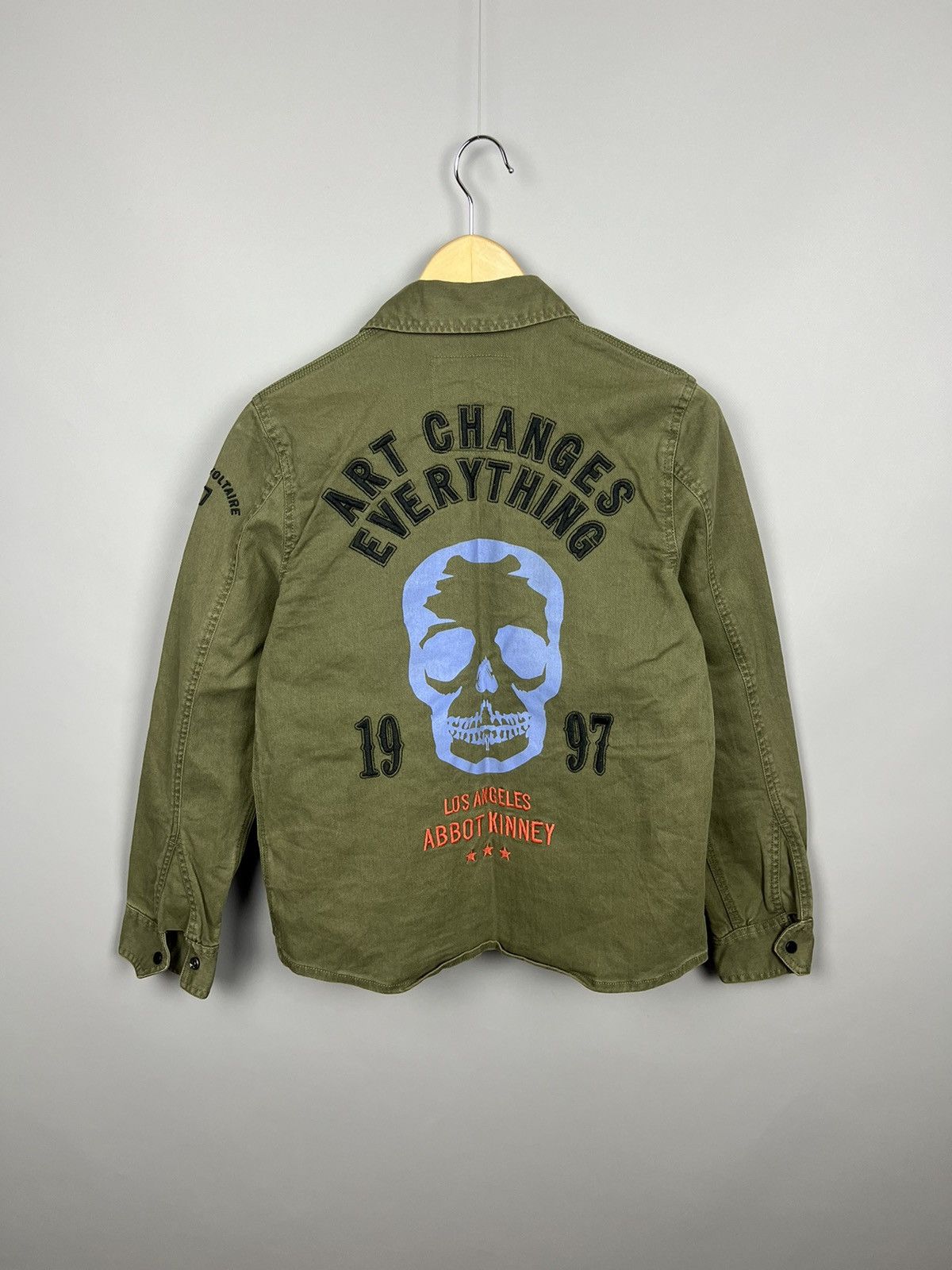 Zadig & Voltaire Zadig & Voltaire Kayak Military Jacket RARE Big Logo Army Size US XS / EU 42 / 0 - 1 Thumbnail
