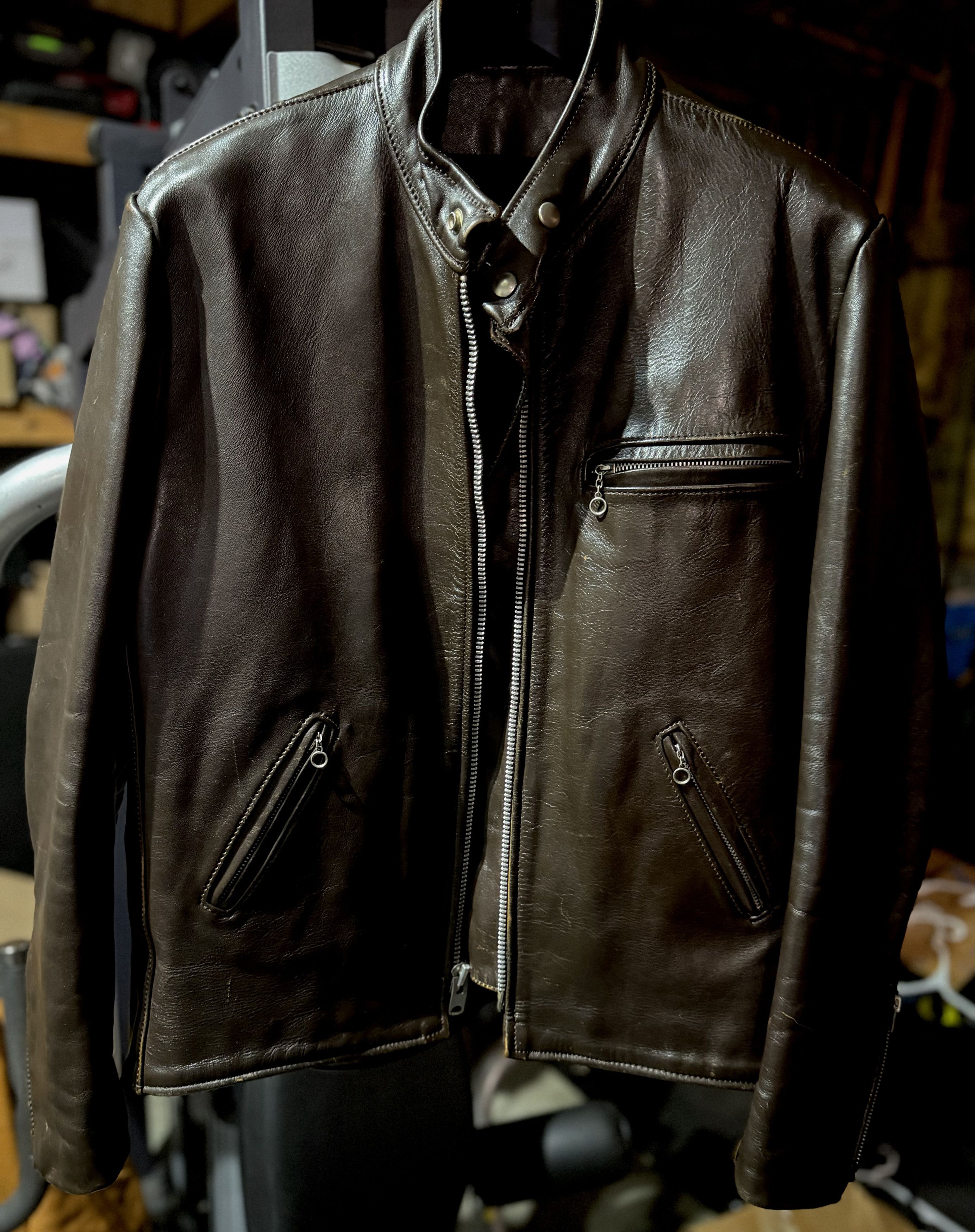 ジャケット・アウター vanson marauder leather Jacket 44 Vanson Leathers Vintage Vanson Leathers Marauder Jacket Size 42