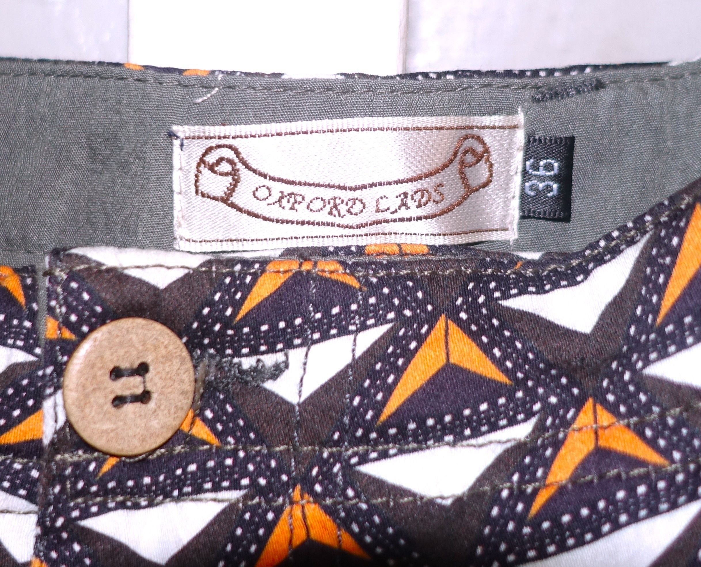 Other Oxford Lads Orange Black Shorts 36 Size US 36 / EU 52 - 3 Thumbnail