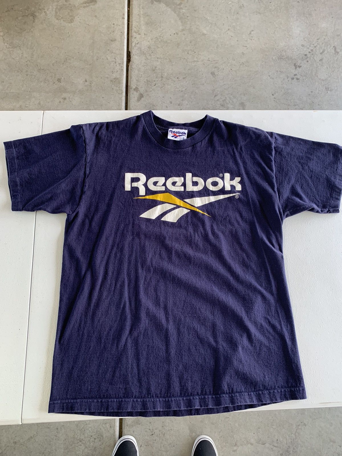 Reebok × Vintage 1990s logo tee / single stitch Size US L / EU 52-54 / 3 - 2 Thumbnail