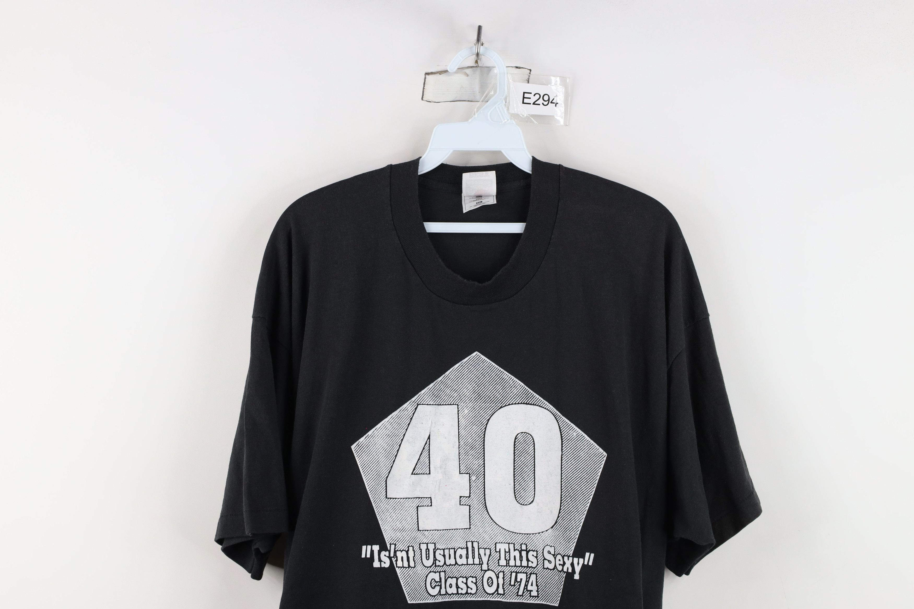 Vintage Vintage 90s Year Old Birthday Sexy Short Sleeve T-Shirt USA Size US XXL / EU 58 / 5 - 2 Thumbnail
