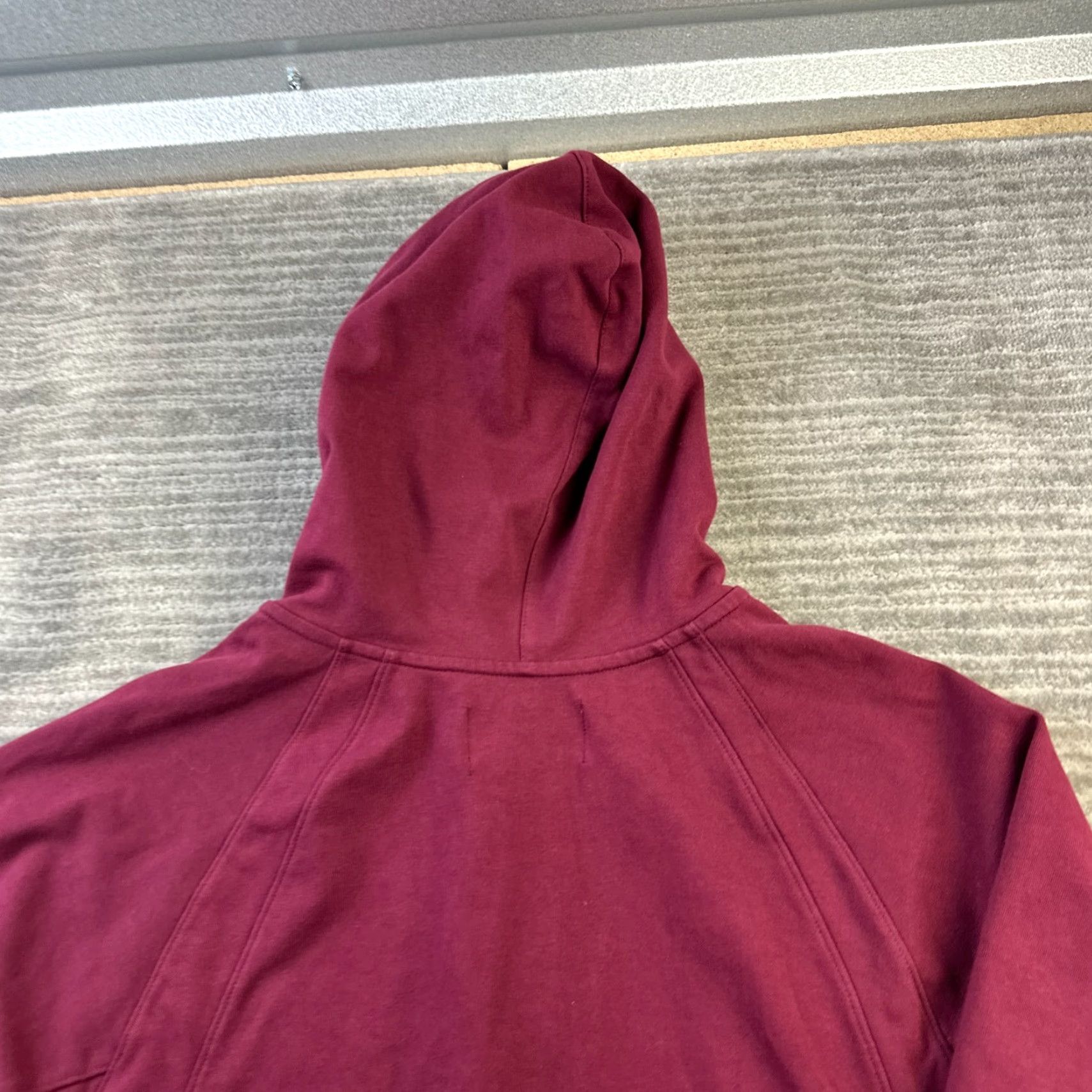 Jordan Brand Jordan Hoodie Mens Small Red Full Zip Logo Embroidered Sweatshirt Fleece Essentials Warm Up Size US S / EU 44-46 / 1 - 6 Thumbnail
