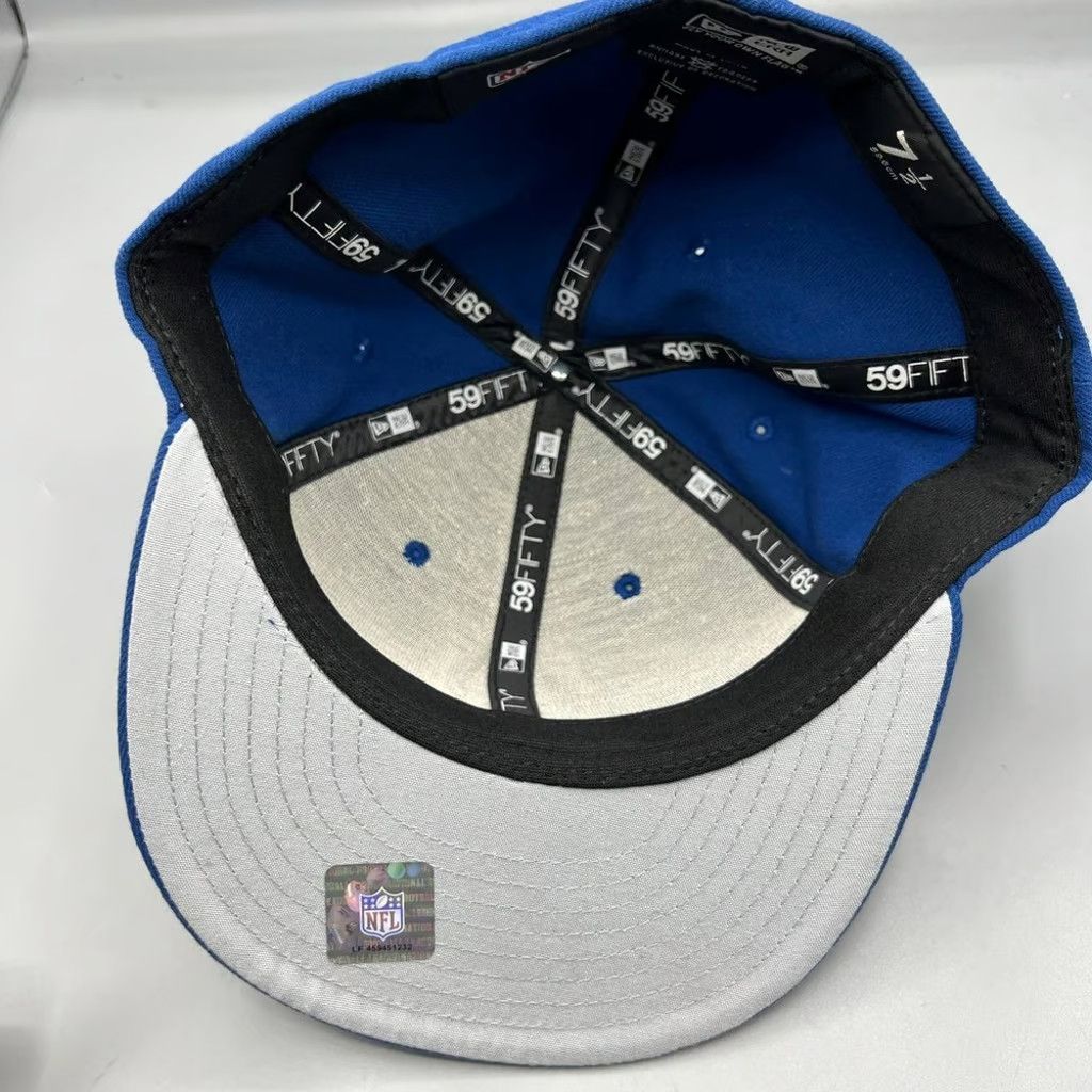 New Era Indianapolis Colts Hat Men 7 1/2 59Fifty New Era NFL Fitted Size ONE SIZE - 4 Thumbnail
