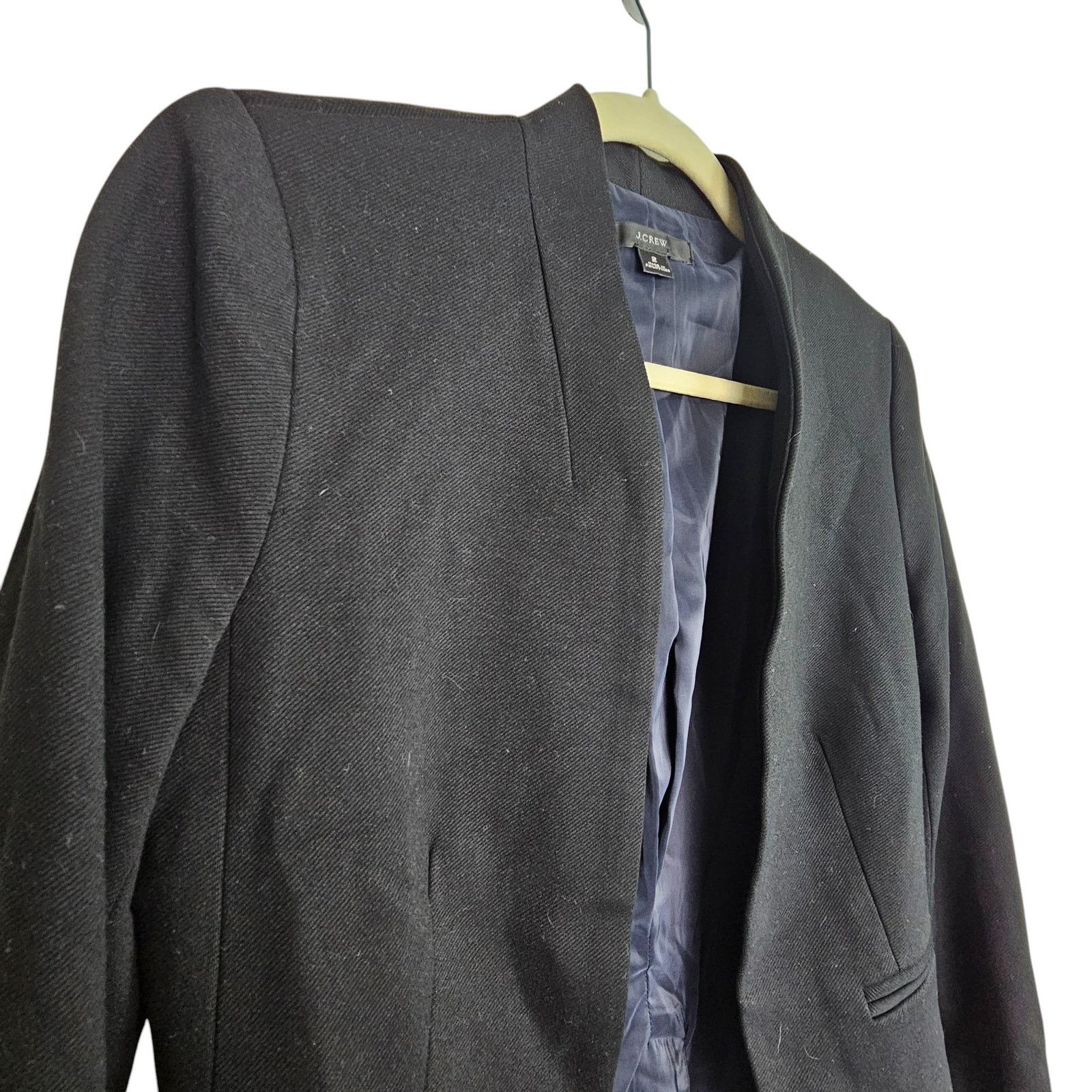 J.Crew J Crew Womens Open Front Blazer 2 Classic Minimalist Capsule Size XS / US 0-2 / IT 36-38 - 5 Thumbnail