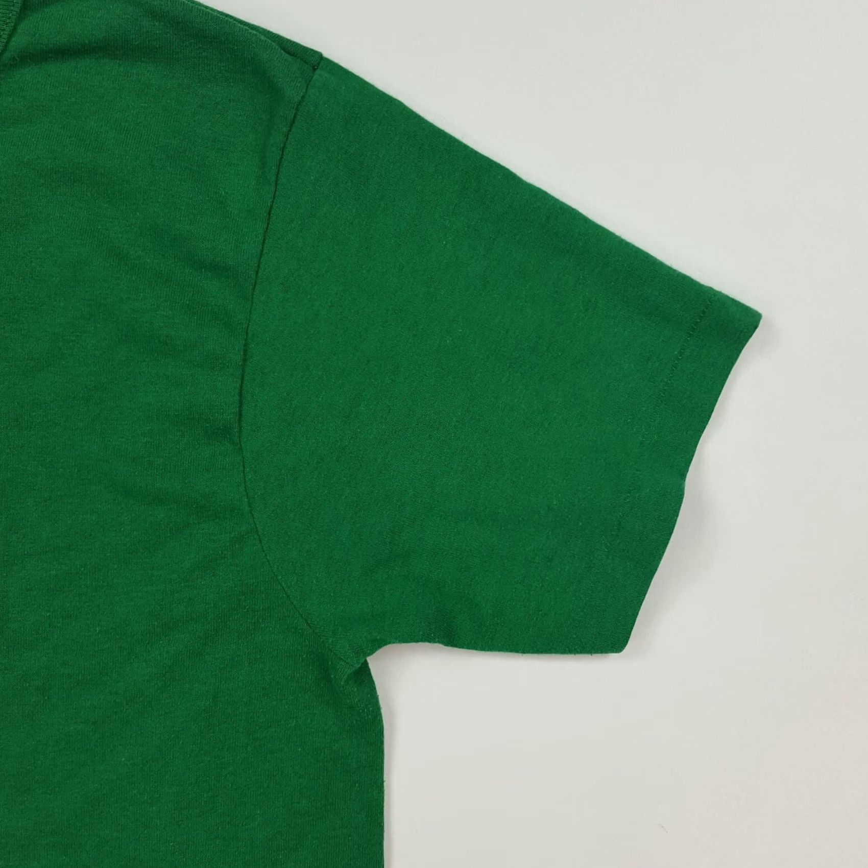 Champion VINTAGE Champion Green USA Made Men's XS T Shirt athletic 80s 90s Graphic Print Blank Short Sleeve Crew Neck USA University College American Mens Size US XS / EU 42 / 0 - 5 Thumbnail
