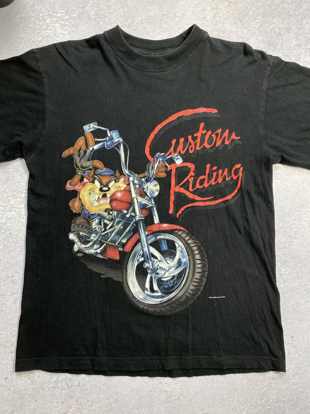 Anime × Vintage Vintage Looney Tunes Black T-shirt 2000s Size Small Big Logo Size US S / EU 44-46 / 1 - 4 Thumbnail