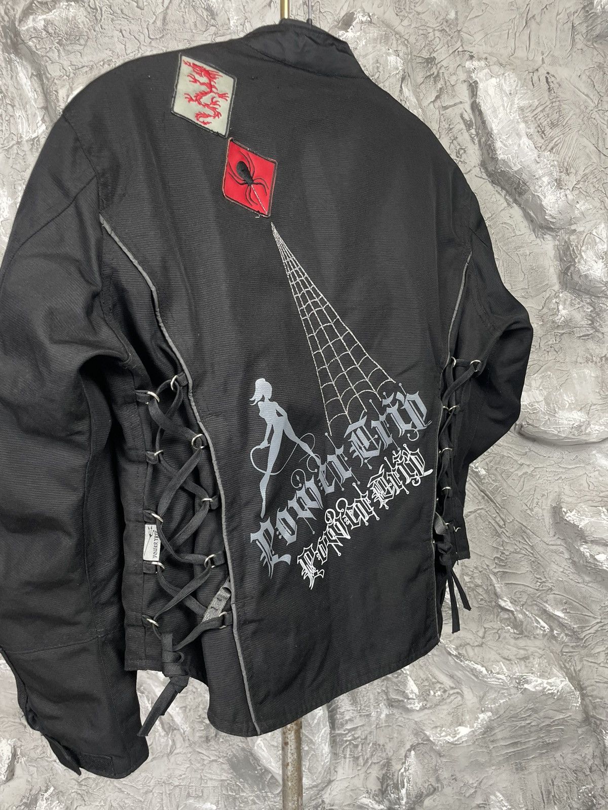 Designer Rare Y2K Punk Gothic Power Trip Bandage Moto Bomber Hysteric Size US S / EU 44-46 / 1 - 4 Thumbnail