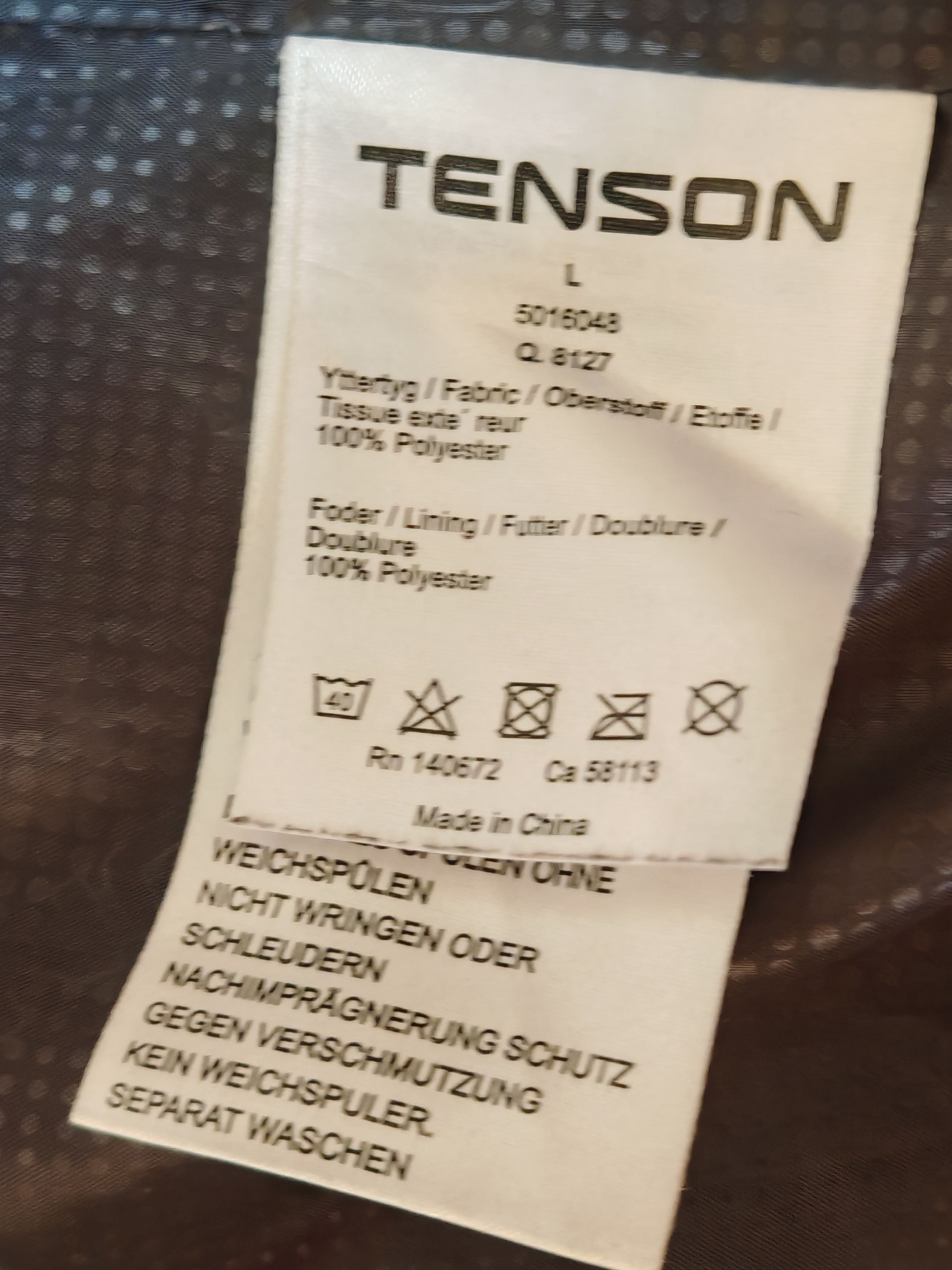 Designer Tenson Varberg MPC Activewear Wind & Waterproof Est.1951 Size US L / EU 52-54 / 3 - 4 Thumbnail