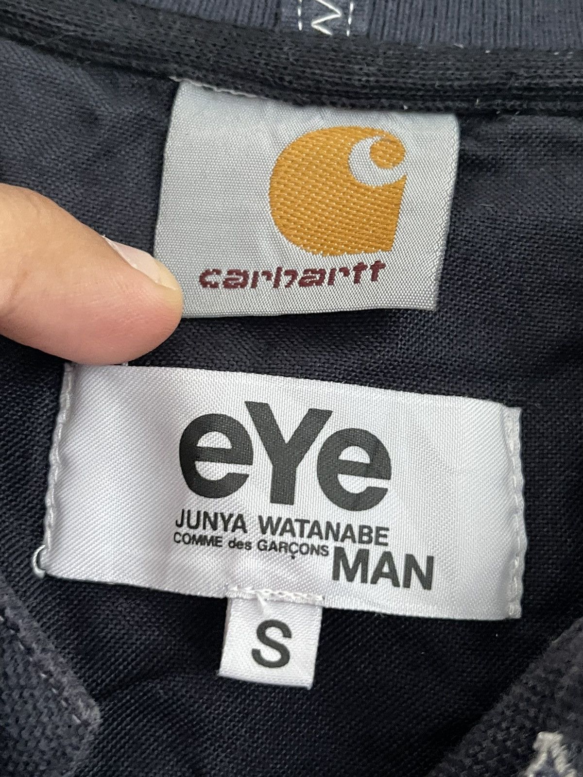 Carhartt × Comme des Garcons × Junya Watanabe Eye Junya Watanabe Comme Des Garcons x Carhartt Duck Polo Size US S / EU 44-46 / 1 - 5 Thumbnail