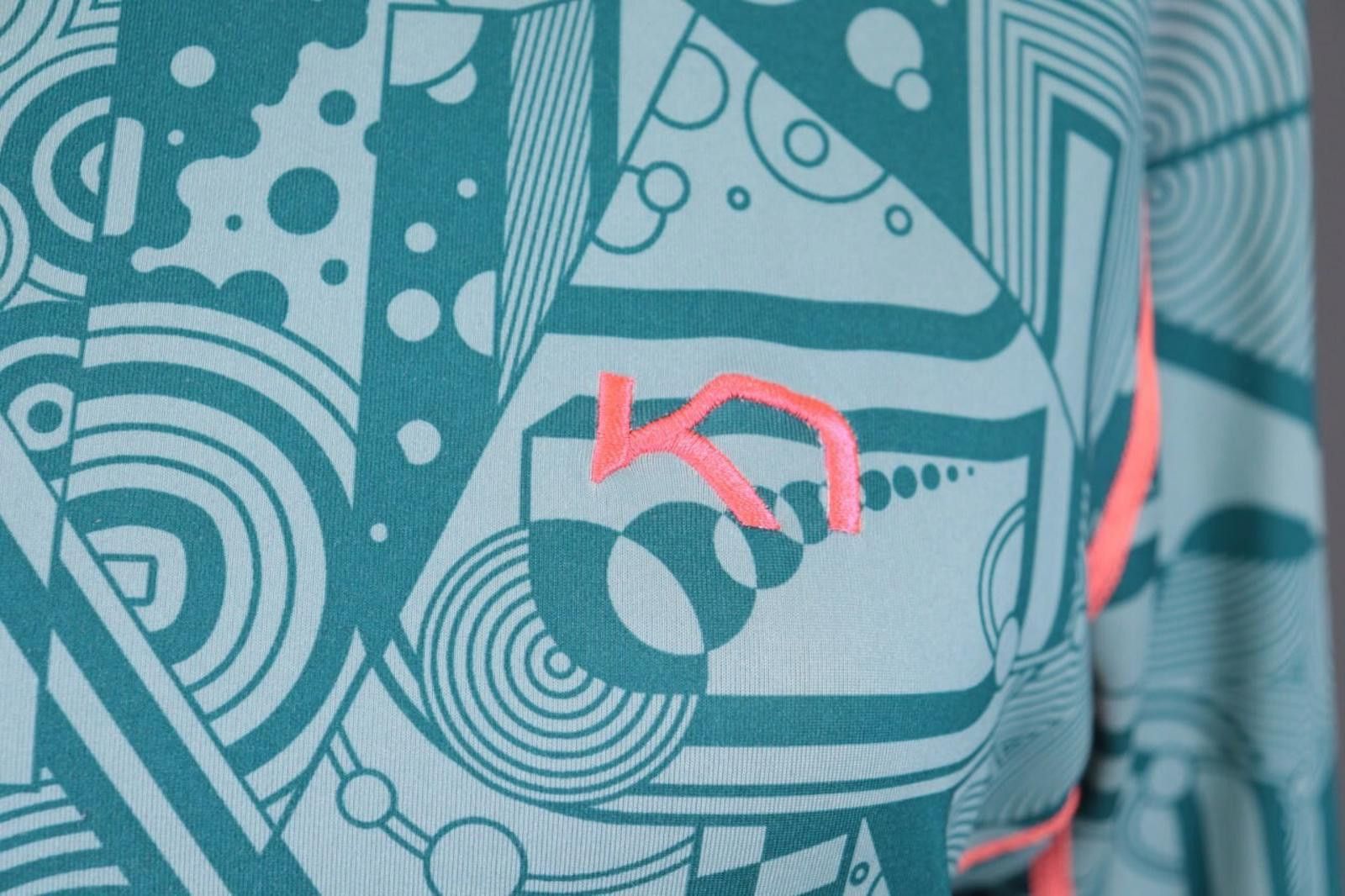 Designer Kari Traa Blue Geometric Logo Thermo Base Layer Size XL Size XL / US 12-14 / IT 48-50 - 6 Thumbnail