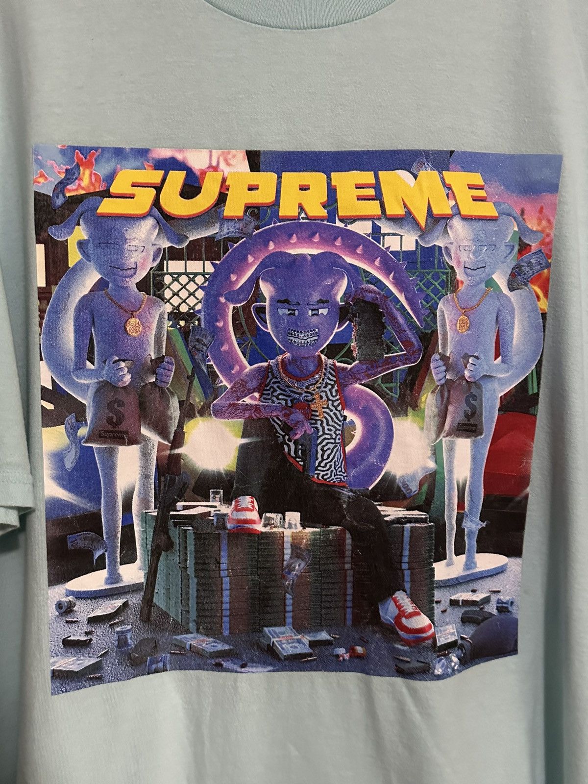 Supreme Supreme Richest Tee Size US XL / EU 56 / 4 - 2 Thumbnail