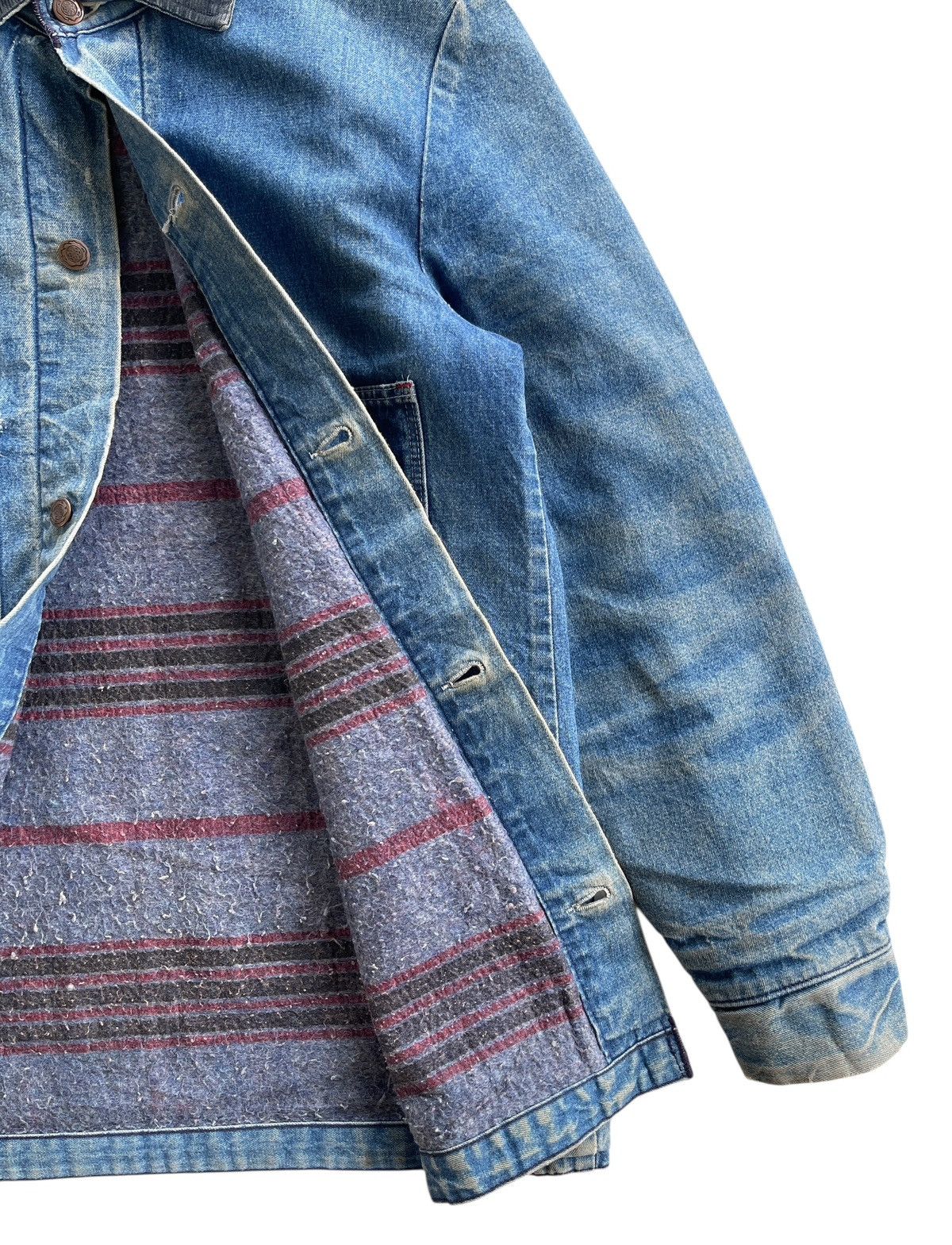 Vintage 70s Big Ben Wrangler Blanket Workwear Denim Size US M / EU 48-50 / 2 - 11 Thumbnail