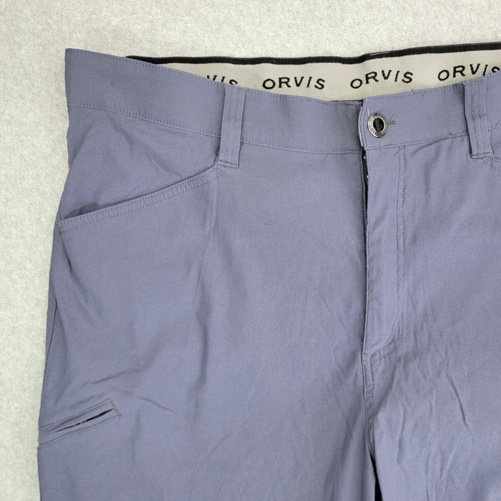 Orvis VINTAGE ORVIS Pants Mens 40x32 blue Straight Performance Tech Golf Chino Size US 40 / EU 56 - 3 Thumbnail