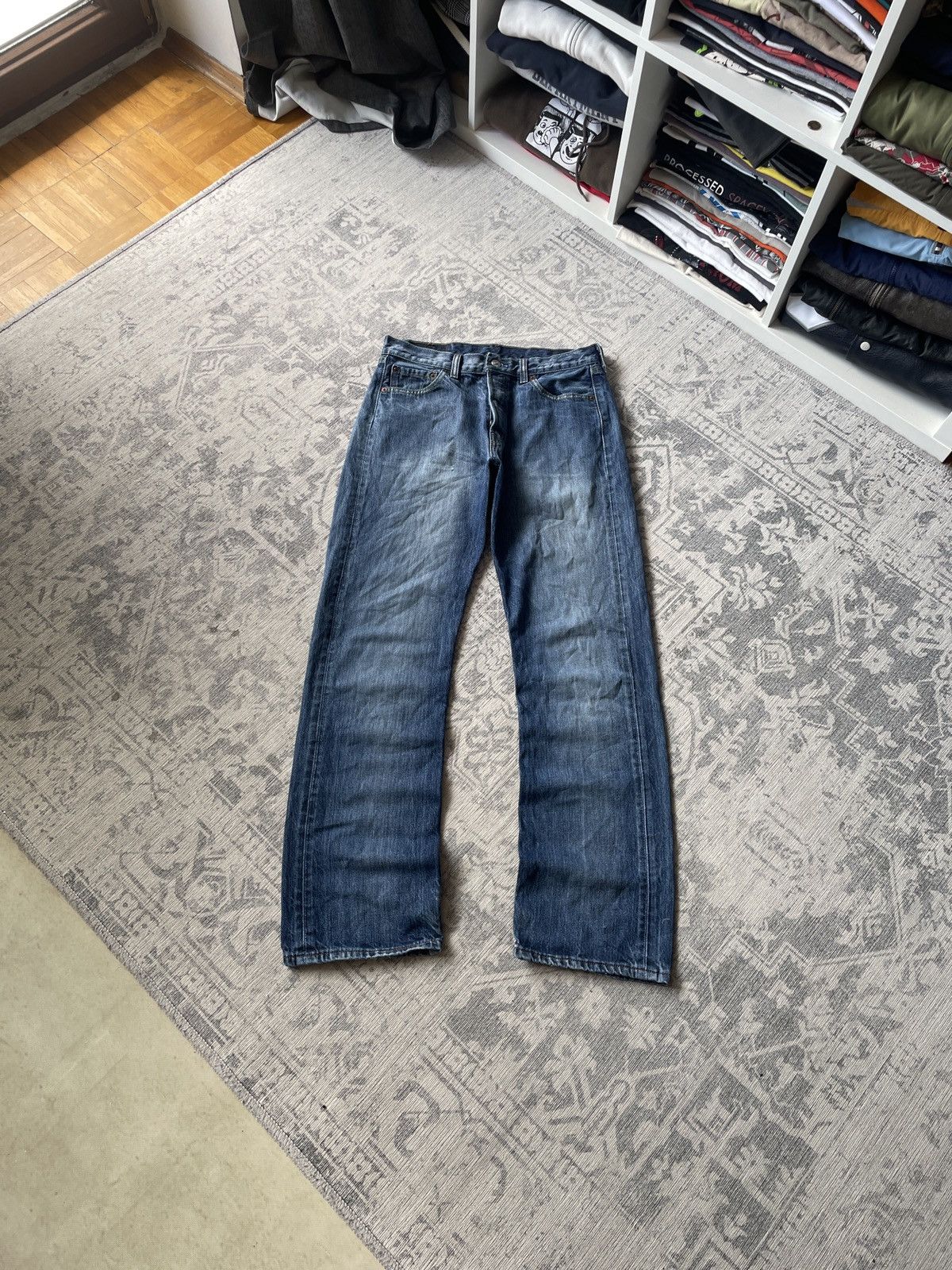 Vintage Vintage Levis Jeans Faded Japanese Y2K AvantGarde Mus Washed Size US 32 / EU 48 - 2 Thumbnail
