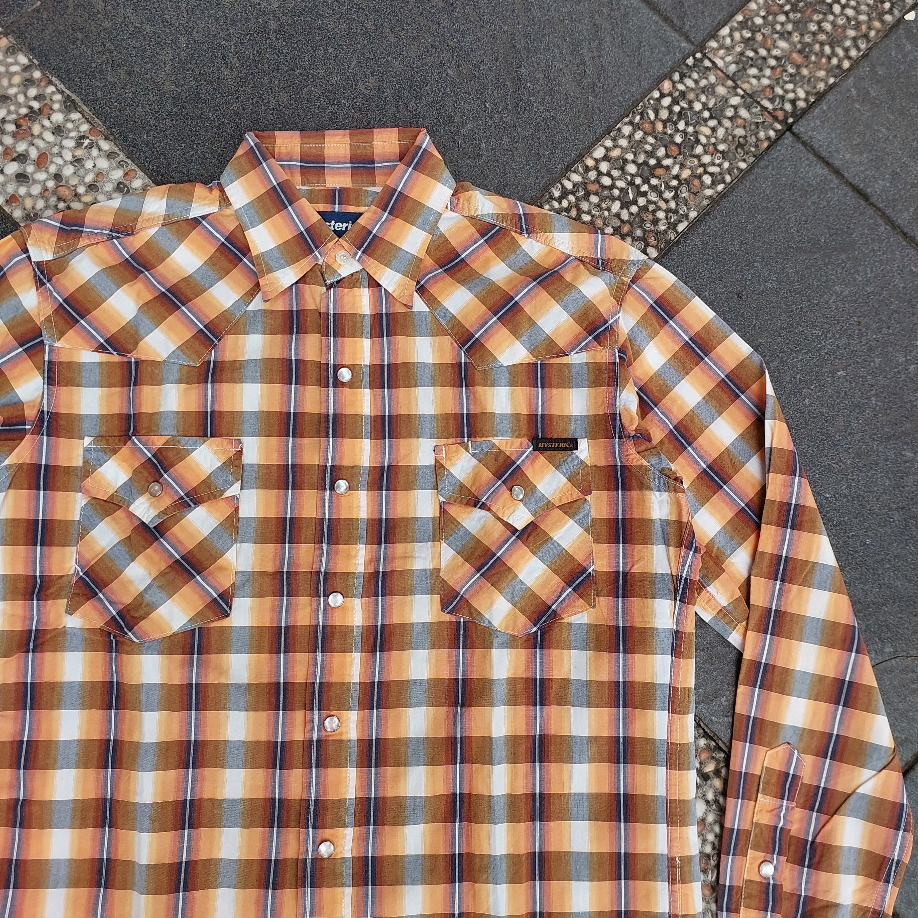 Hysteric Glamour Hysteric Glamour Plaid pearl button L/s shirt Size US M / EU 48-50 / 2 - 2 Thumbnail