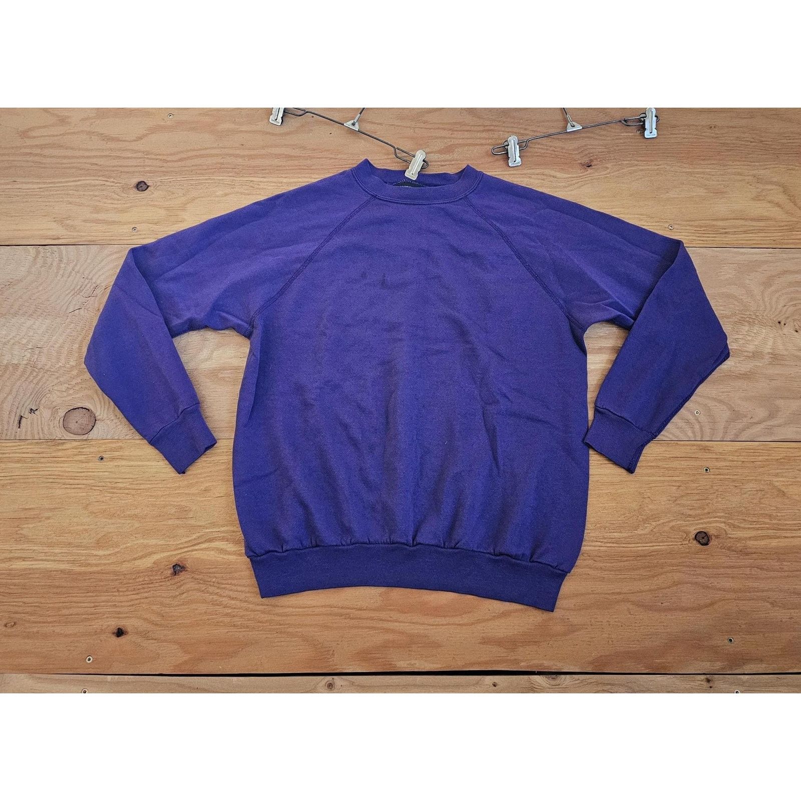 Tultex Tultex Ultra Fleece 120 Blank Raglan Sweatshirt Womans L 80s Size L / US 10 / IT 46 - 1 Thumbnail