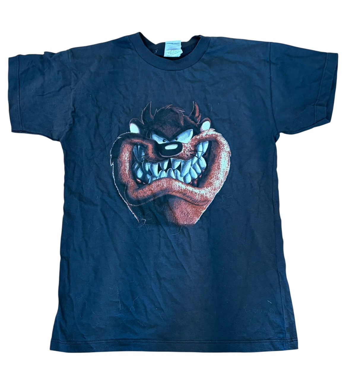 Vintage Vtg 90s Tazmanian Devil T-shirt Warner Bros Size US L / EU 52-54 / 3 - 1 Thumbnail
