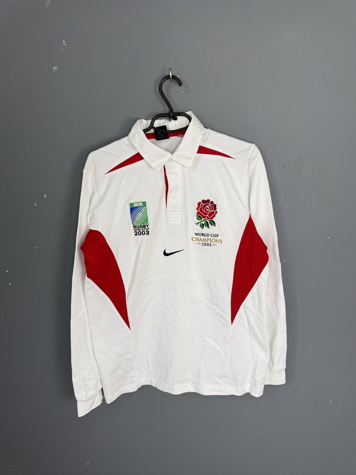 Nike Vintage Y2K Nike England 2003 Rugby World Cup Winner Jersey Size US M / EU 48-50 / 2 - 1 Thumbnail