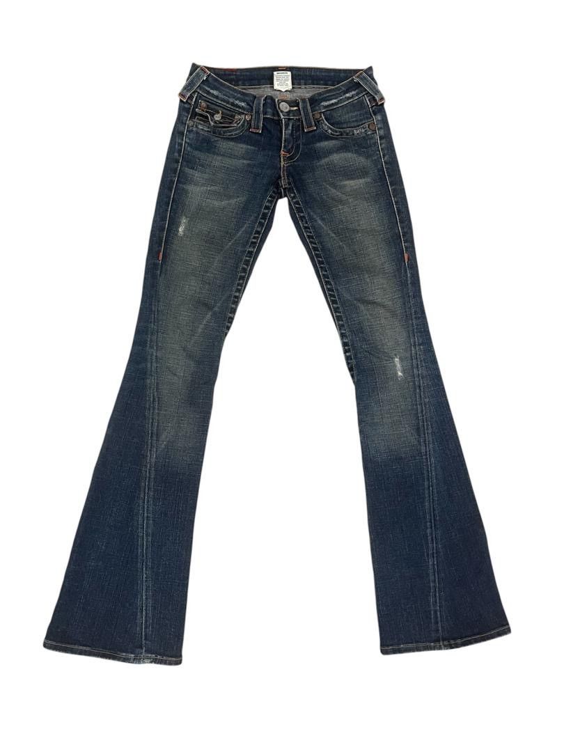 Tornado Mart Vintage True Religion Flare Denim Jeans Size 28" / US 6 / IT 42 - 1 Thumbnail