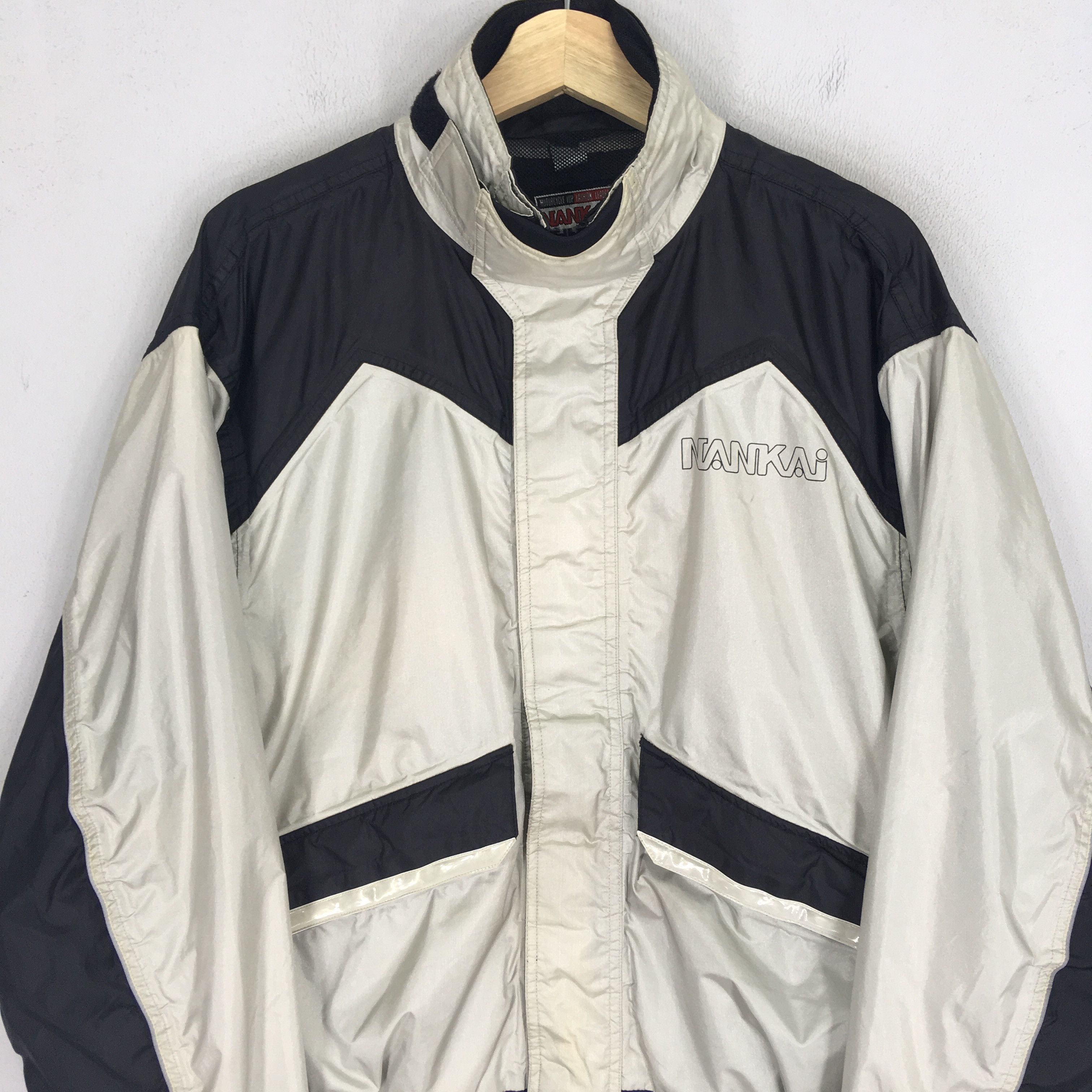 Japanese Brand × Vintage Vintage 90s Nankai Super Rain Gear Motorcycle Riders Racing Size US L / EU 52-54 / 3 - 4 Thumbnail