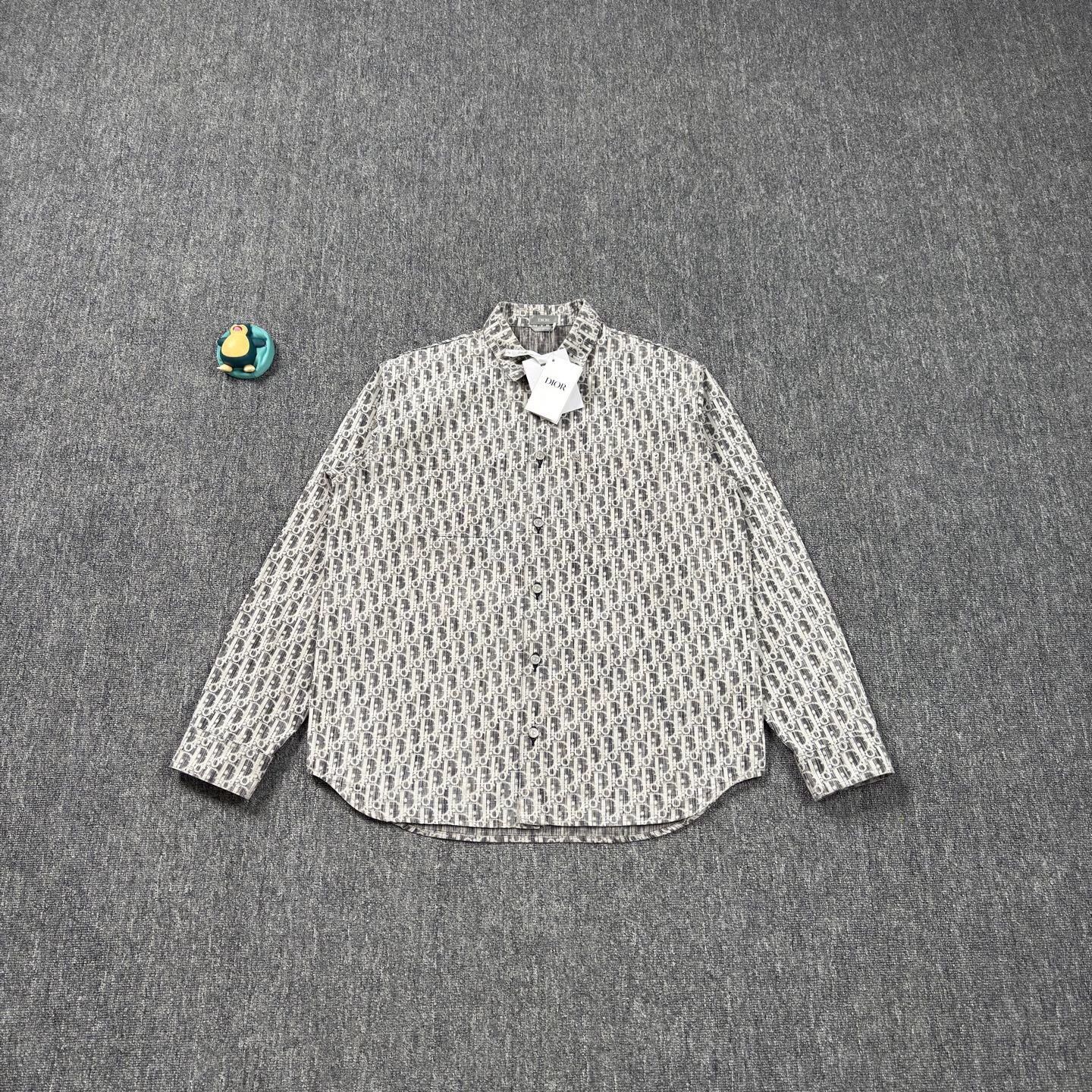 Dior Dior Oblique Gray Shirt Jacket 41 Size US M / EU 48-50 / 2 - 1 Thumbnail