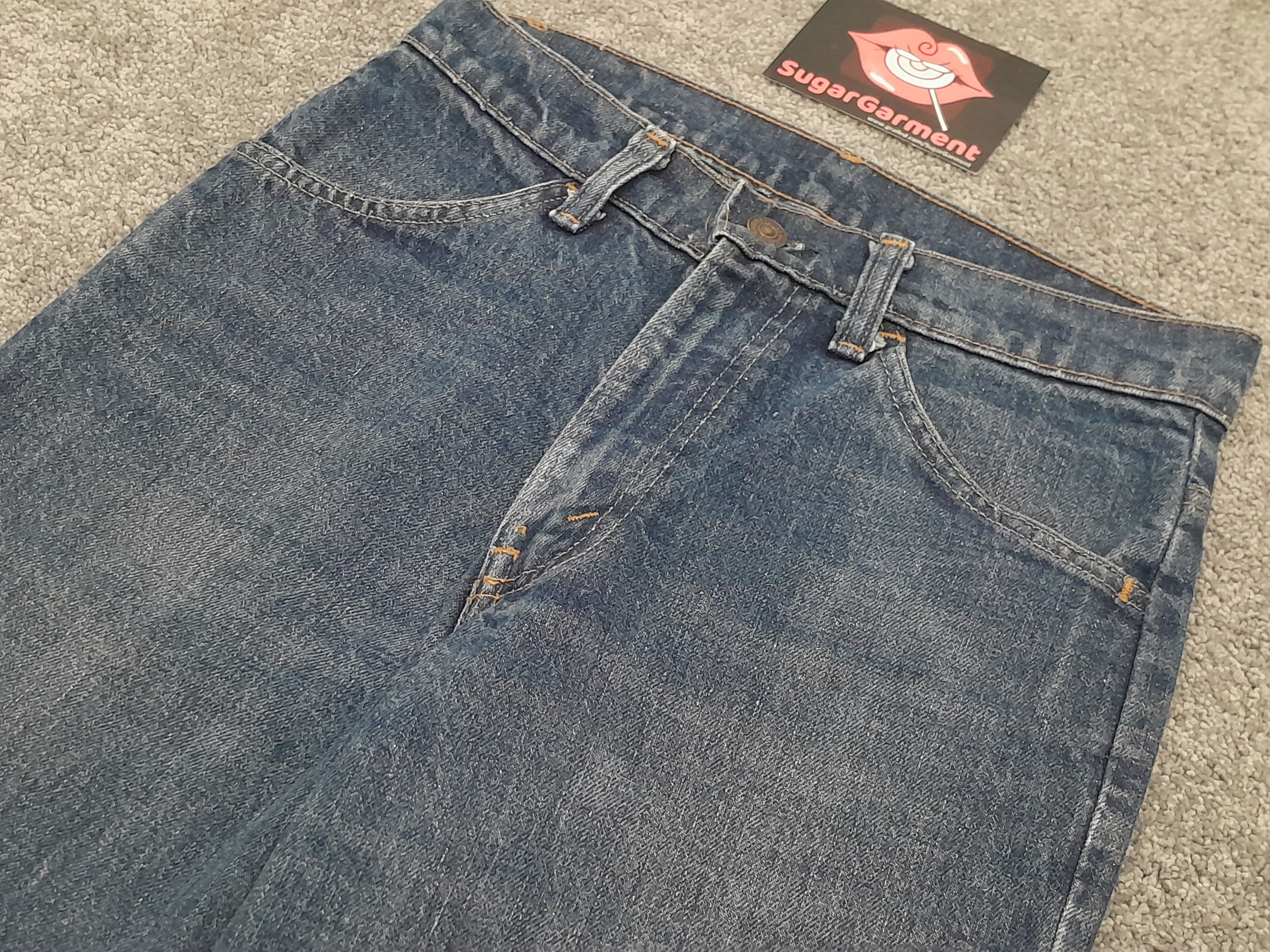 Levi's Levis 646 Bell Bottom Flare Bootcut Orange Tab TALON Jeans Size US 28 / EU 44 - 5 Thumbnail