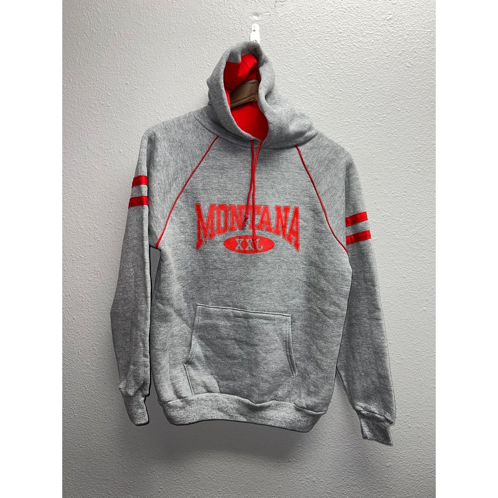 Jerzees Vintage Montana Hoodie Jacket Outerwear VTG M 80s 90s Medium Size US M / EU 48-50 / 2 - 1 Thumbnail