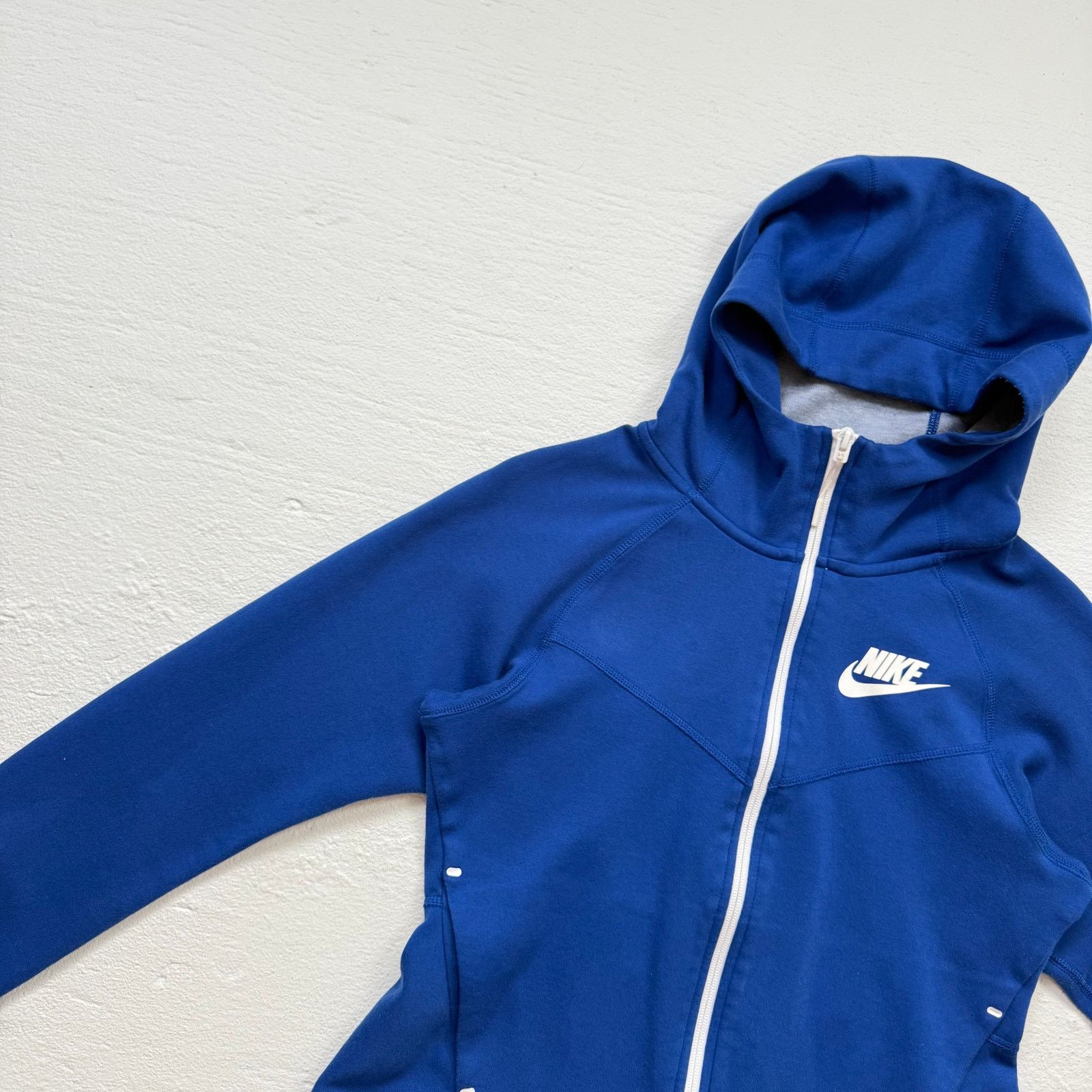 Nike Nike Blue Full Zip Hoodie Sweatshirt, Size Small Size S / US 4 / IT 40 - 2 Thumbnail