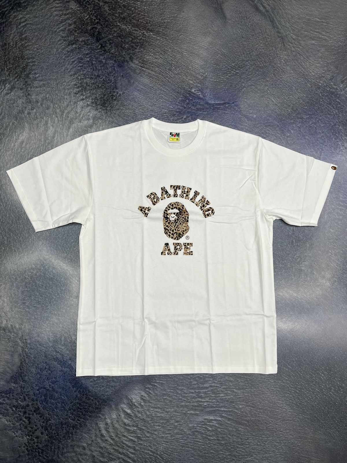 Bape Bape Wild Leopard College T-Shirt (3XL) Size US XXL / EU 58 / 5 - 1 Thumbnail