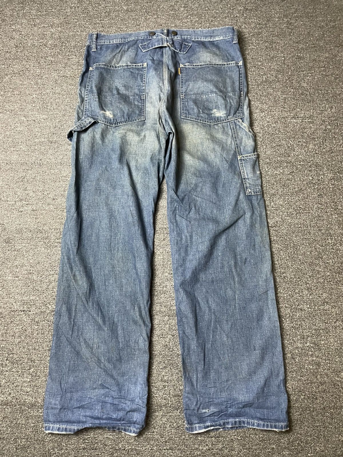 Japanese Brand × Vintage VIDA LOCA Brand Distressed Denim Ripped Jeans (112) Size US 35 - 10 Thumbnail