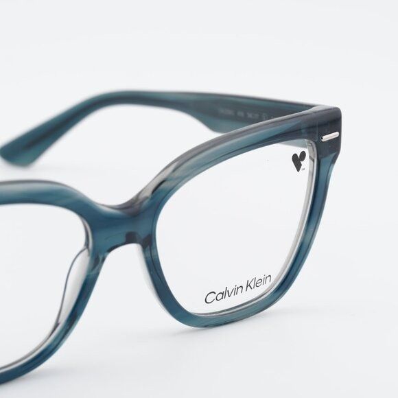 Calvin Klein Calvin Klein CK23543 416 Eyeglasses Striped Blue 54mm Size ONE SIZE - 2 Thumbnail
