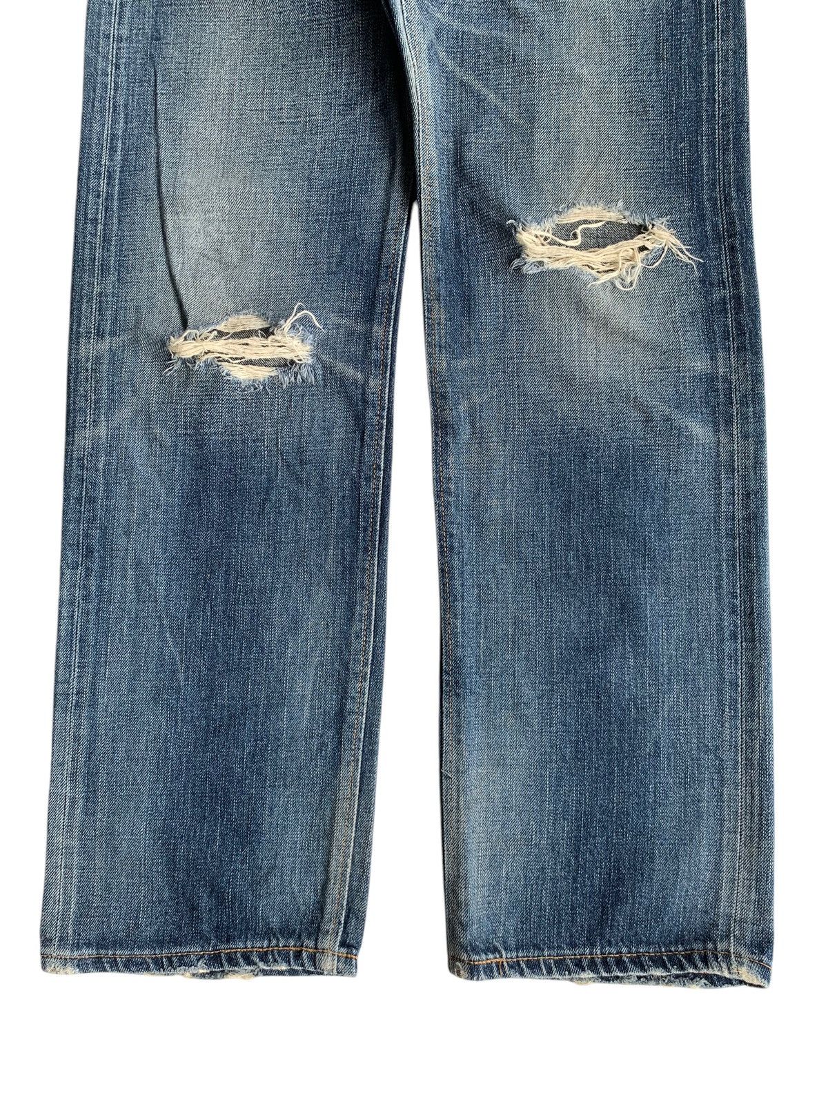 Edwin × Kapital × Vintage EDWIN SELVEDGE REDLINE JAPANESE DISTRESSED DENIM Size US 29 - 12 Thumbnail