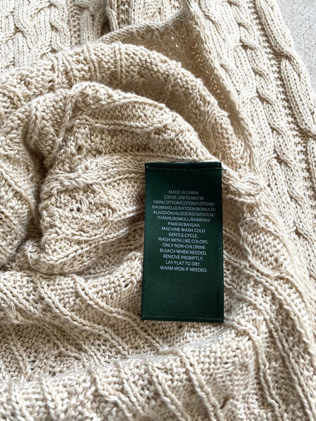 Ralph Lauren × Vintage Rare! Vintage Lauren Ralph Lauren Knit Sweater Green Label Size S / US 4 / IT 40 - 8 Thumbnail