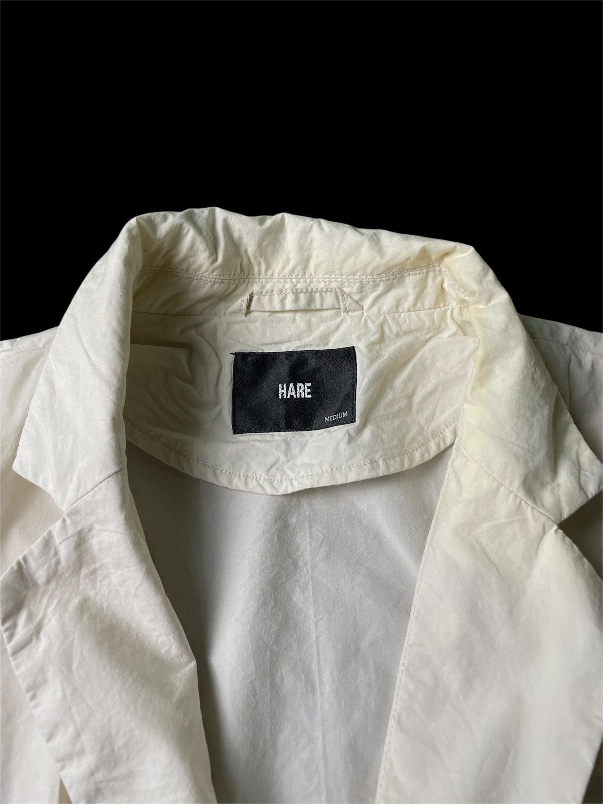 HARE × Japanese Brand HARE (Avant Garde) Lightweight Blazer : Off-White Size US M / EU 48-50 / 2 - 6 Thumbnail
