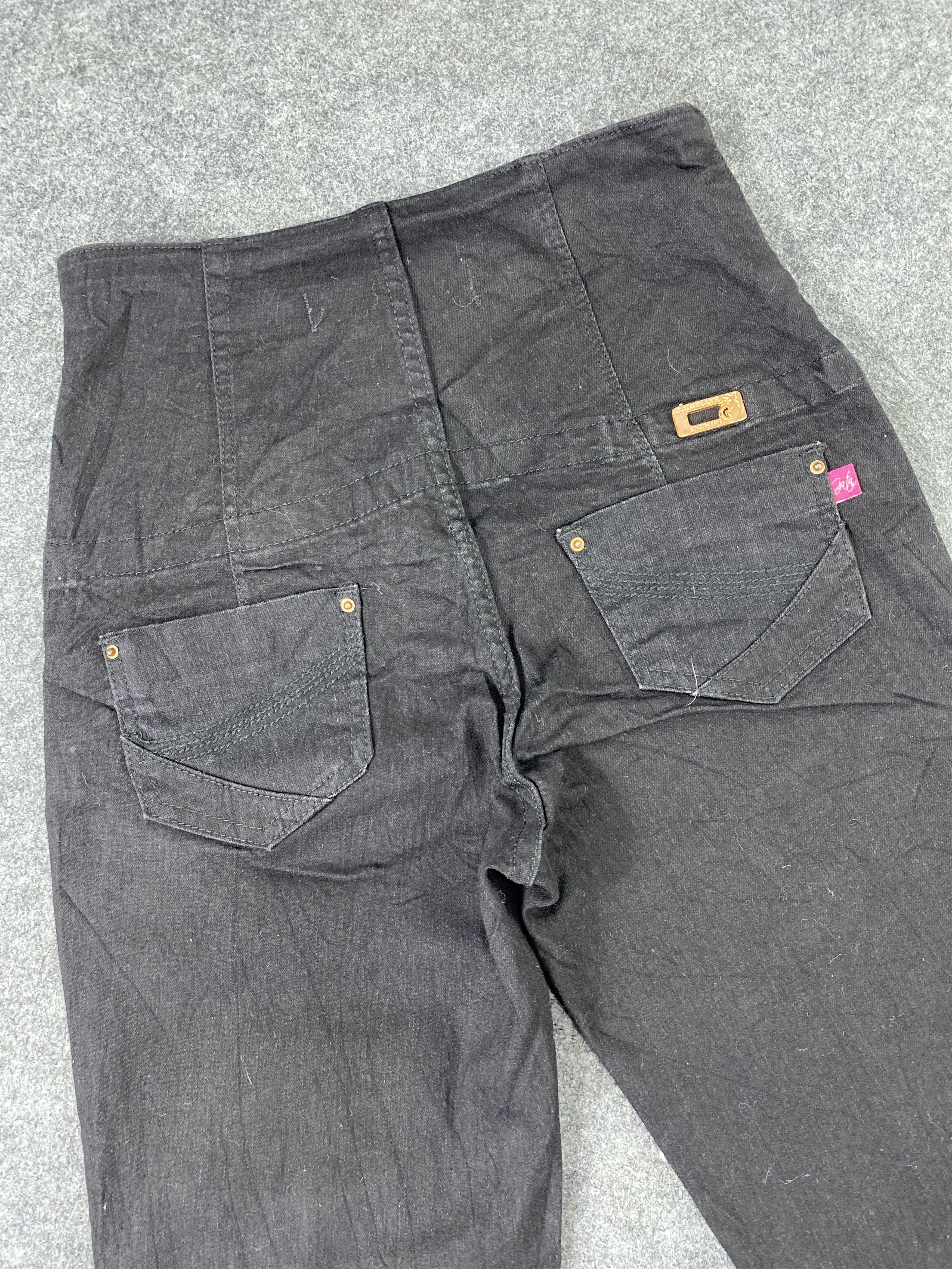 Jean Gata Black Denim - J1017 Size 26" / US 2 / IT 38 - 6 Thumbnail