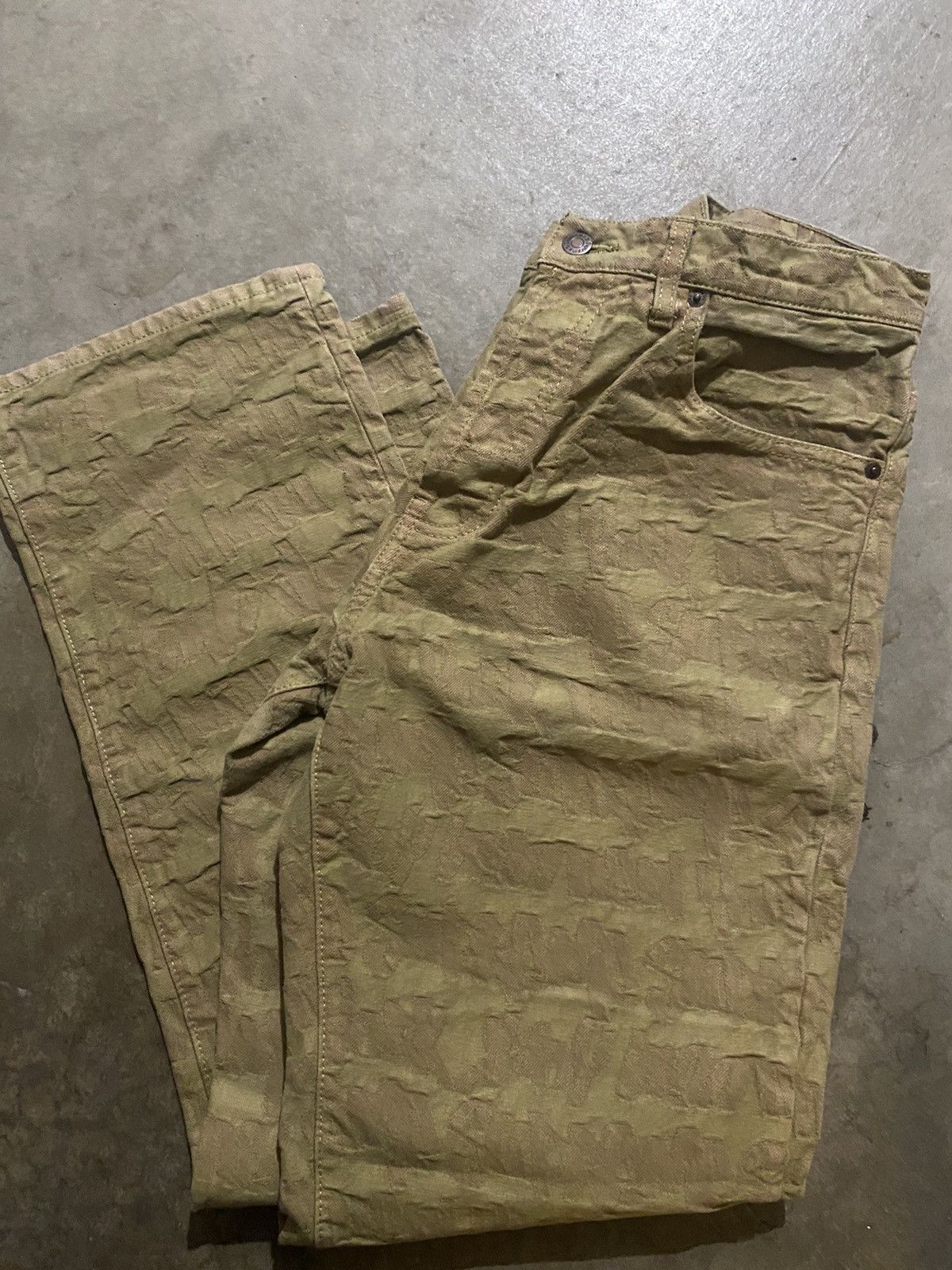 Fat Tip Jacquard Regular Jean | Grailed