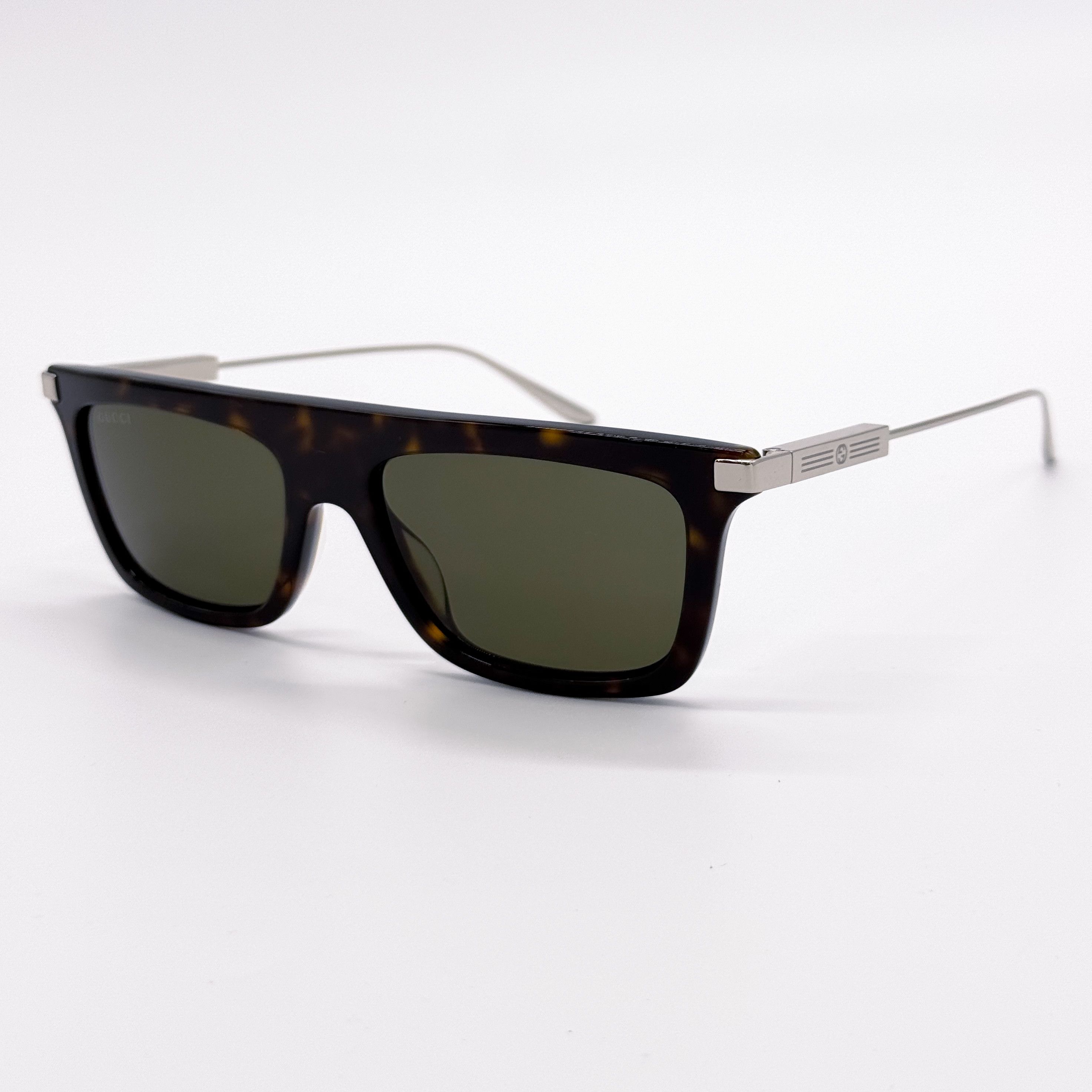 Gucci NEW AUTHENTIC GUCCI GG1437S 002 SQUARE MEN SUNGLASSES GUCCI Size ONE SIZE - 3 Thumbnail