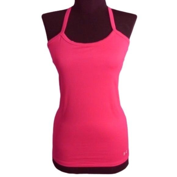 Under Armour Under Armour Size S Tank Top HeatGear Racerback Pink Shelf B Size S / US 4 / IT 40 - 2 Thumbnail