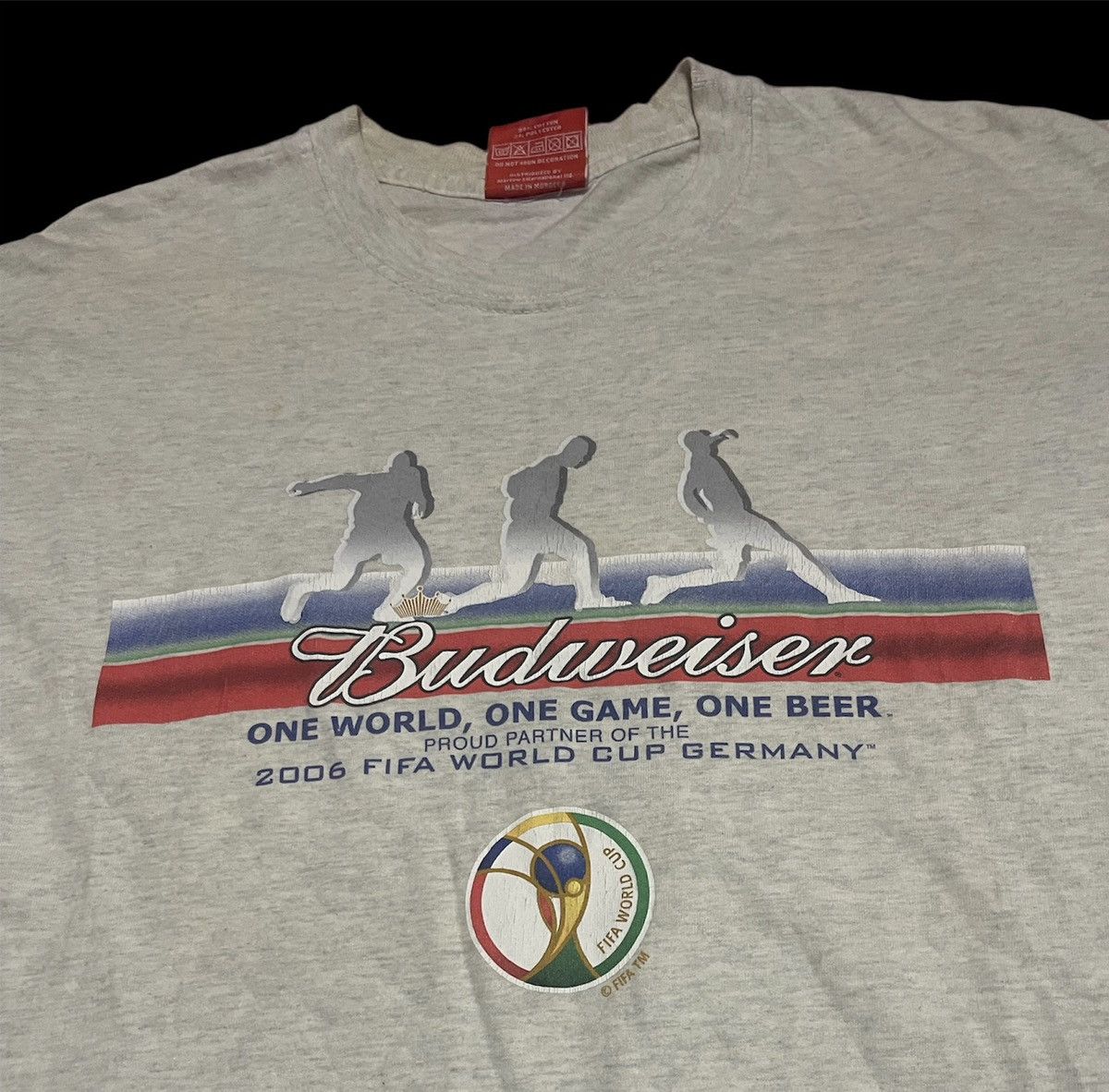 Budweiser VINTAGE BUDWEISER X FIFA WORLD CUP 2006 TEE SHIRT Size US M / EU 48-50 / 2 - 4 Thumbnail