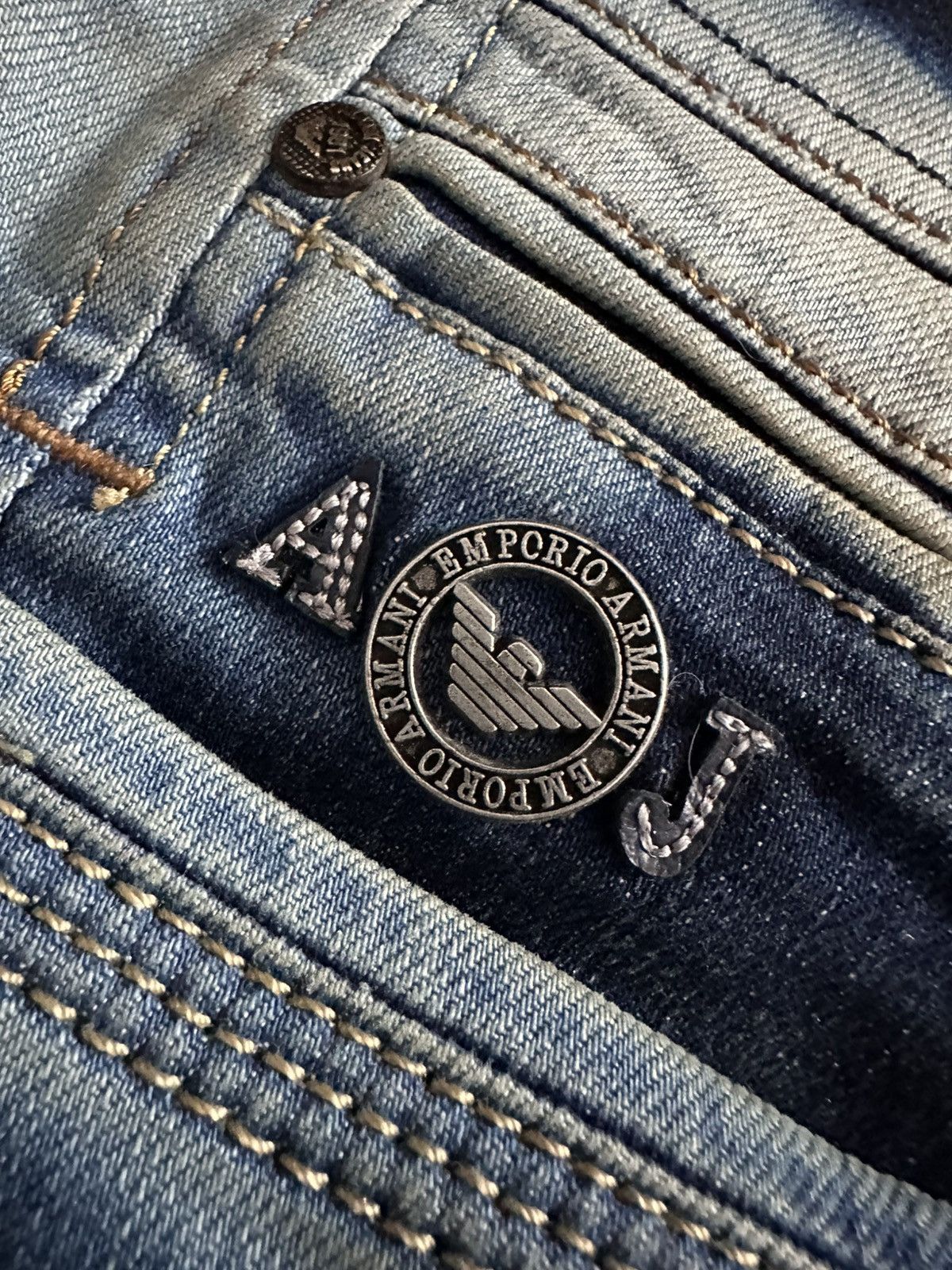 Armani Armani Vintage Denim Jeans Streetwear Rare Size US 38 / EU 54 - 8 Thumbnail