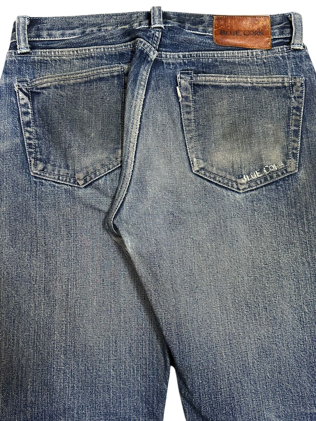 14th Addiction Vintage Japanese Brand Selvedge Mud Wash Distressed Jeans Size US 31 - 7 Thumbnail