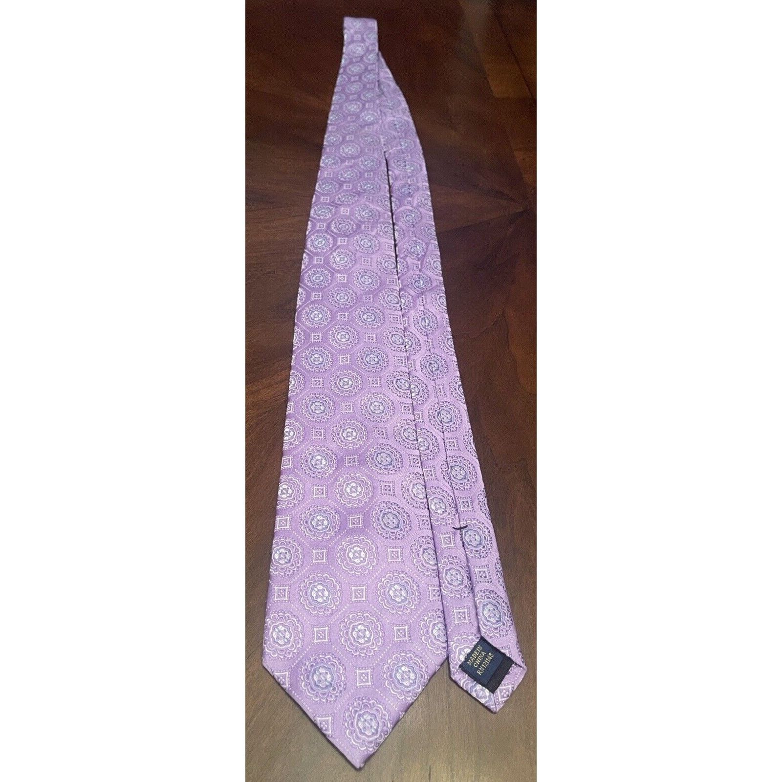 Jones New York Jones New York Purple Blue 100% Silk Made In China Size ONE SIZE - 3 Thumbnail