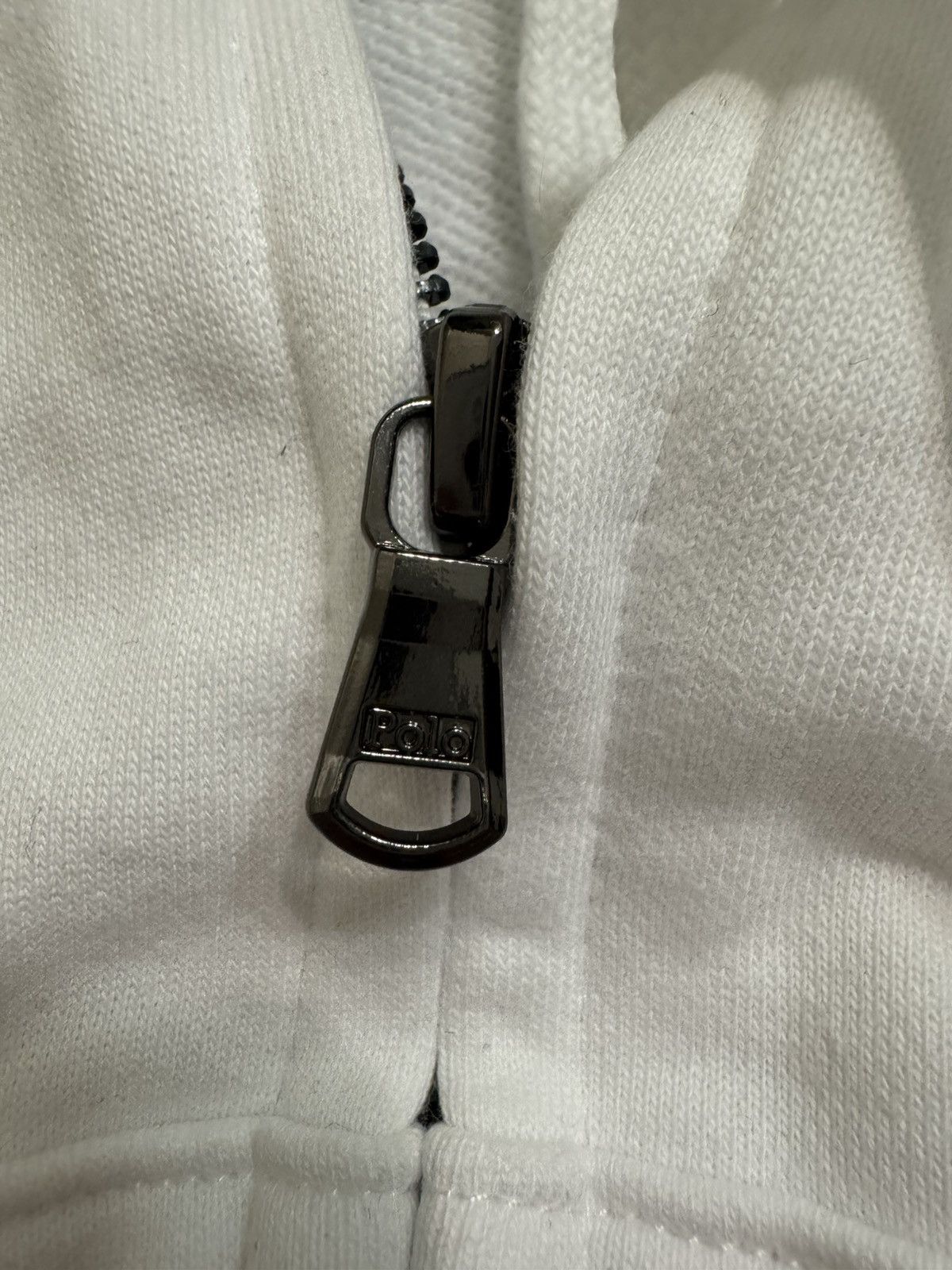 Polo Ralph Lauren Polo Ralph Lauren Zip Up White Medium Size US M / EU 48-50 / 2 - 4 Thumbnail