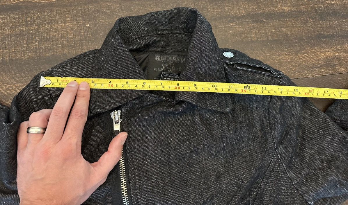 True Religion True Religion Women’s Moto Denim Jacket-Size Medium Size M / US 6-8 / IT 42-44 - 9 Thumbnail