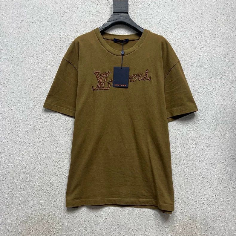 Louis Vuitton Louis Vuitton Rope Knot Embroidered Logo Tee-yf Size US XXL / EU 58 / 5 - 1 Thumbnail