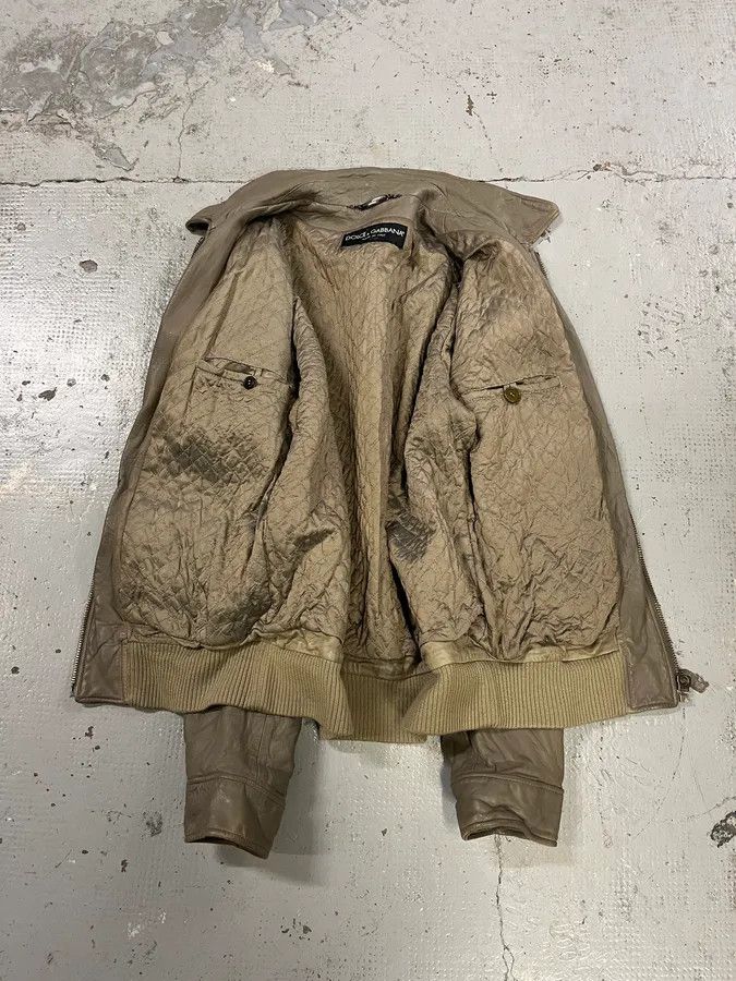 Dolce & Gabbana AW2006 Dolce & Gabbana Multi Pockets Cargo Grey Leather Jacket Size US M / EU 48-50 / 2 - 9 Thumbnail
